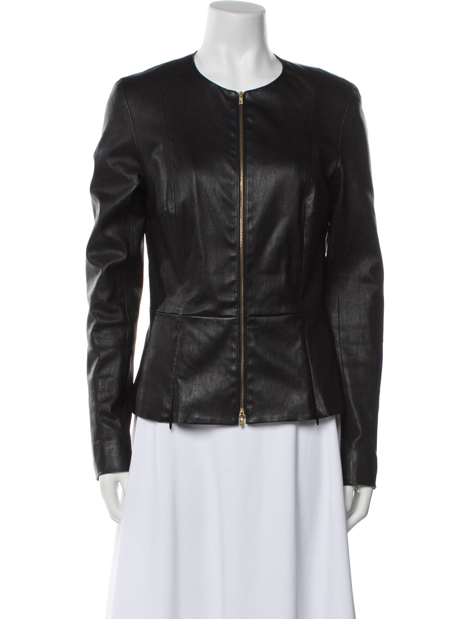 The Row Leather Biker Jacket