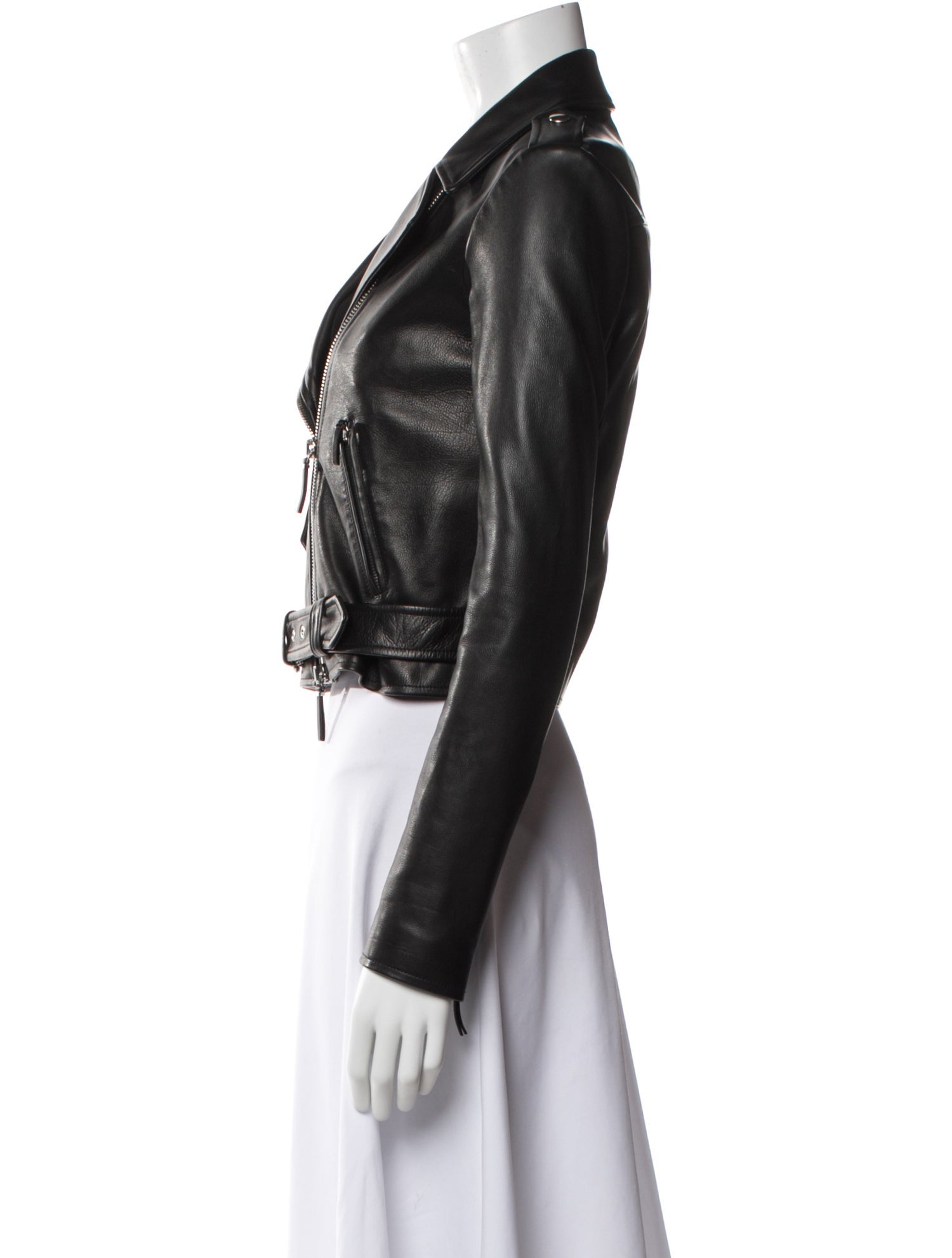 The Row Leather Biker Jacket