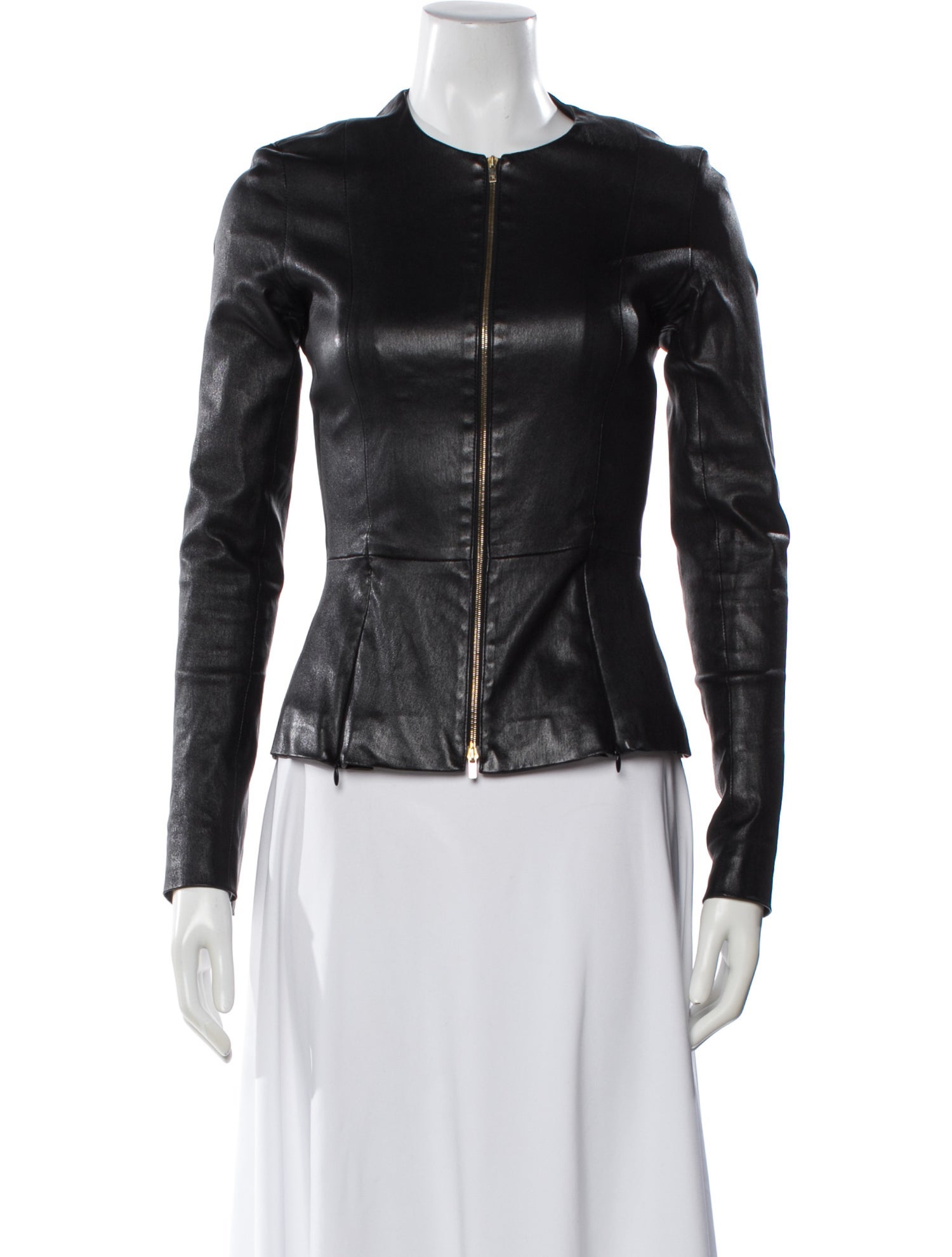 The Row Leather Biker Jacket