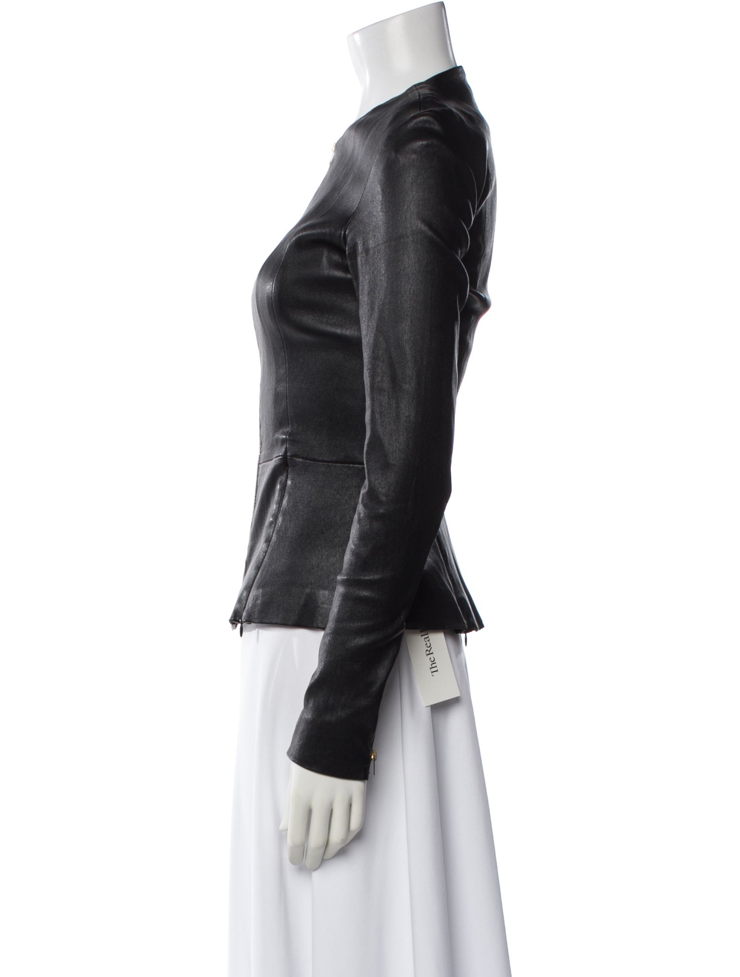 The Row Leather Biker Jacket