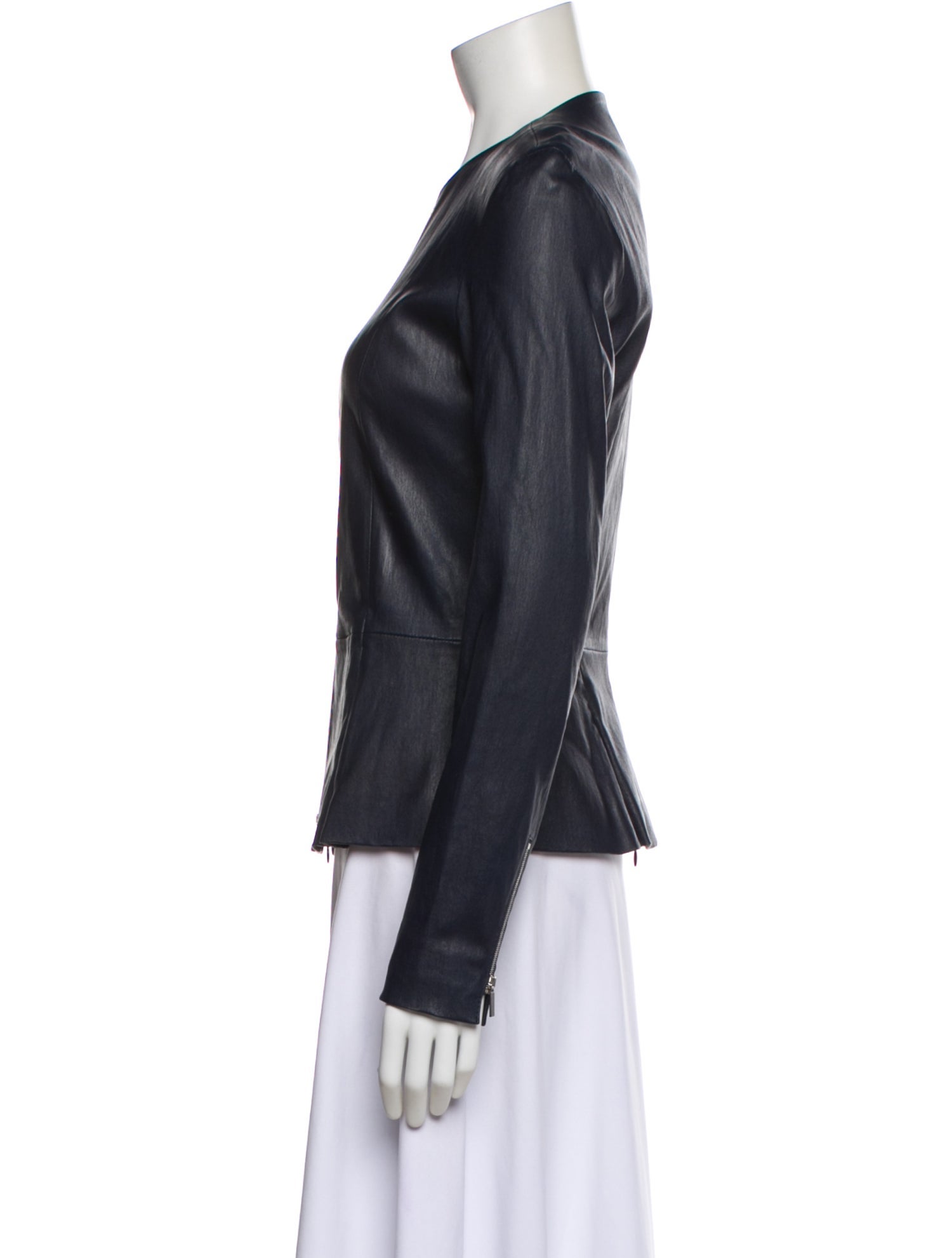 The Row Leather Biker Jacket