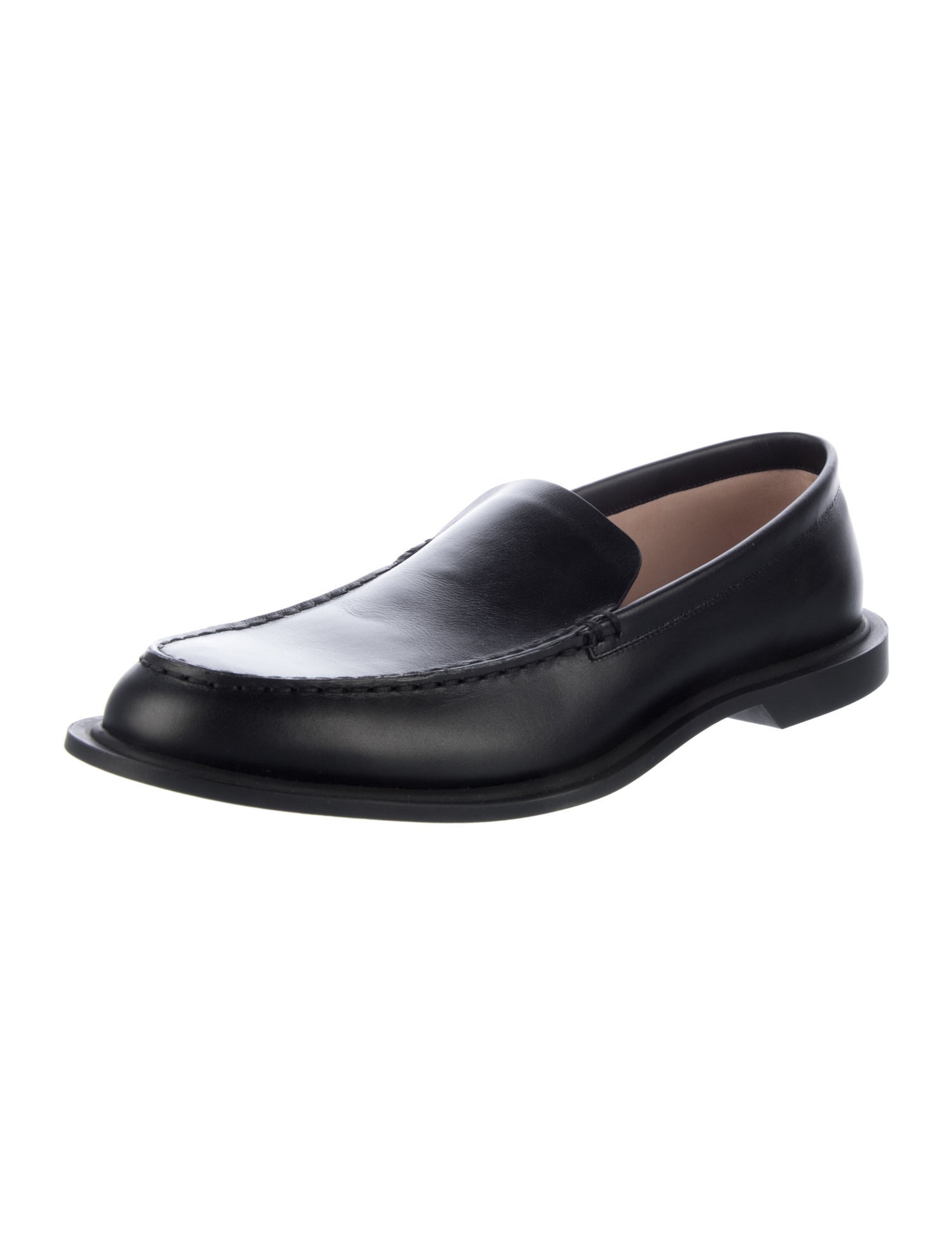 The Row Nic Leather Loafers