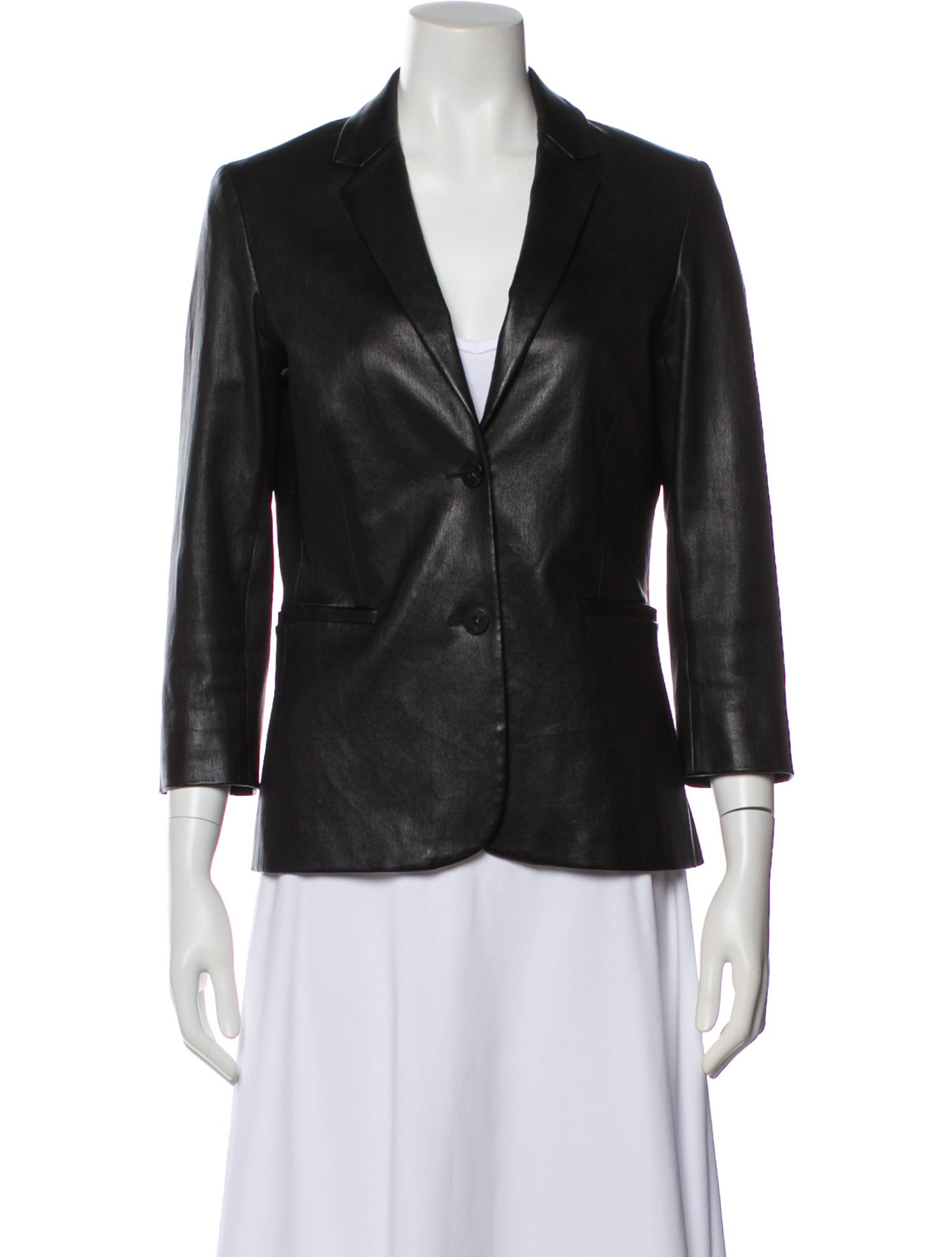 The Row Lambskin Blazer