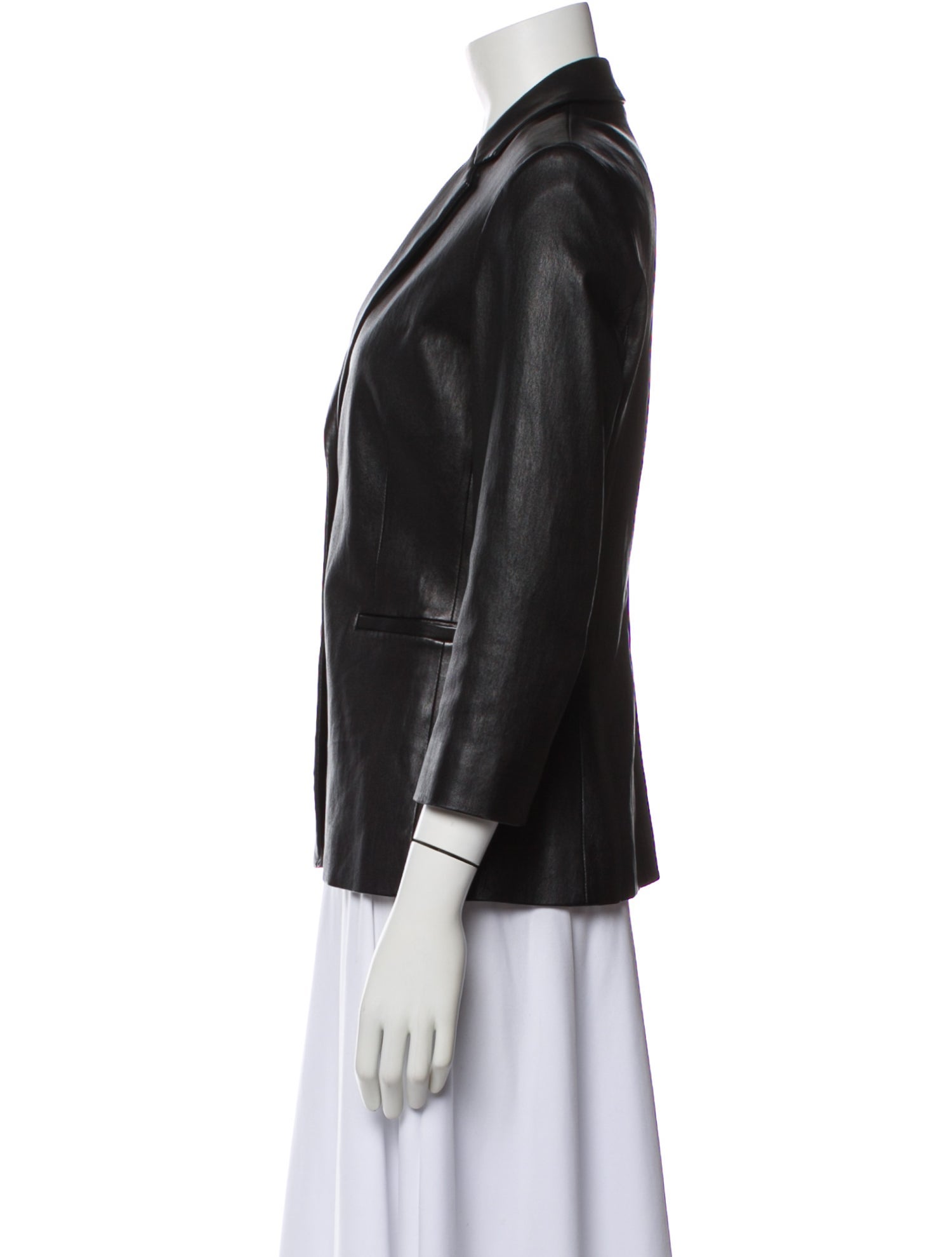 The Row Lambskin Blazer