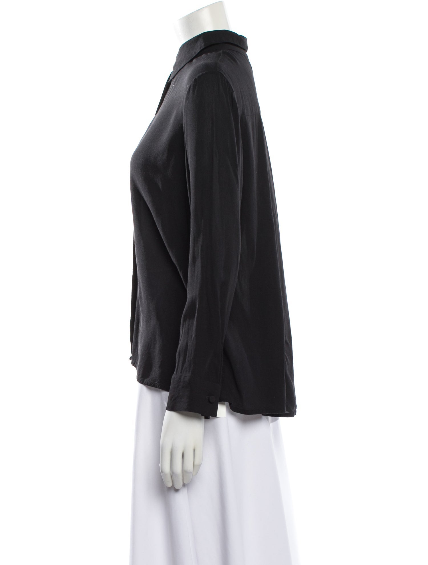 The Row Long Sleeve Blouse