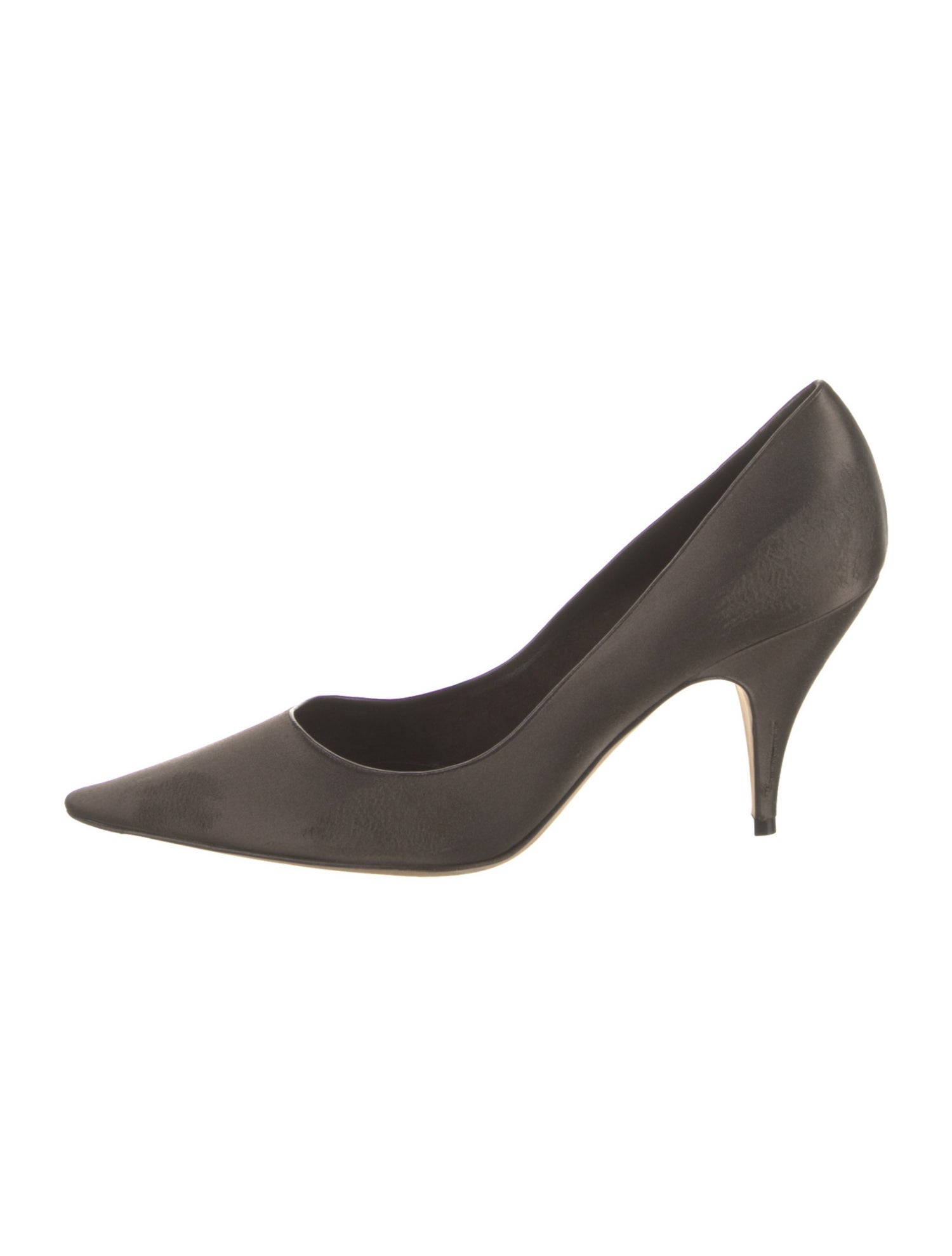The Row Liisa Satin Pumps
