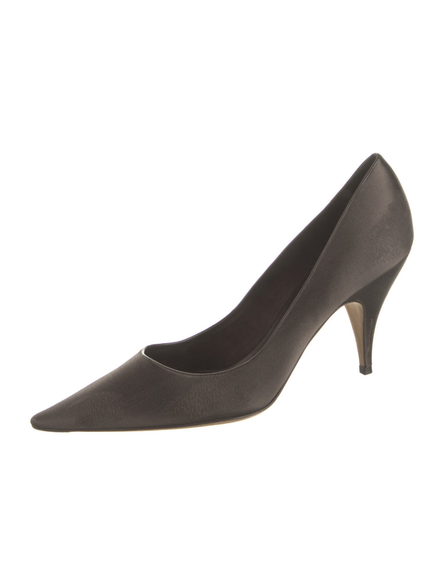 The Row Liisa Satin Pumps