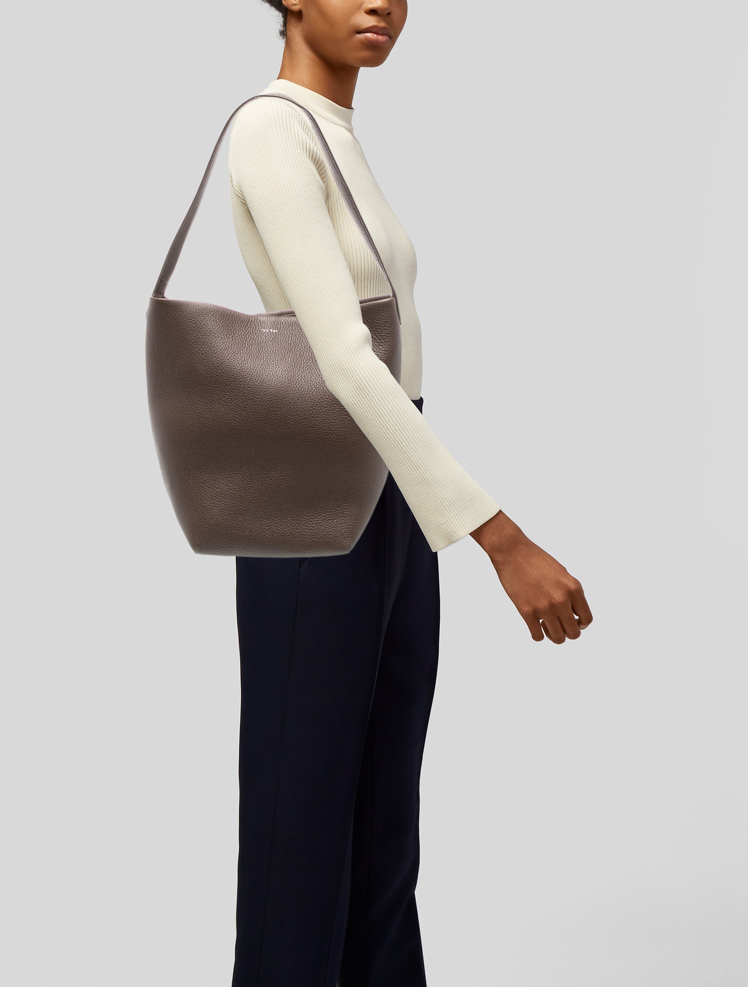 The Row Calfskin N/S Park Medium