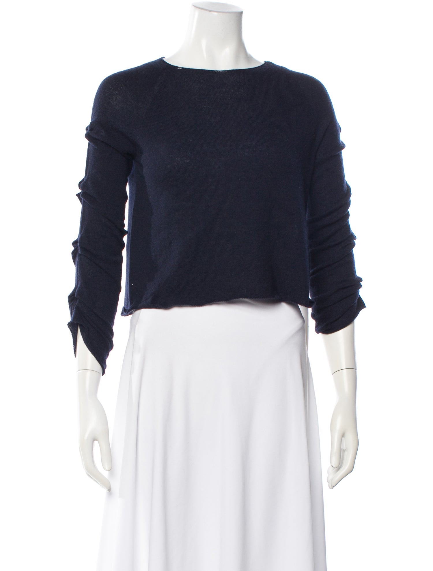 The Row Cashmere Bateau Neckline Sweater