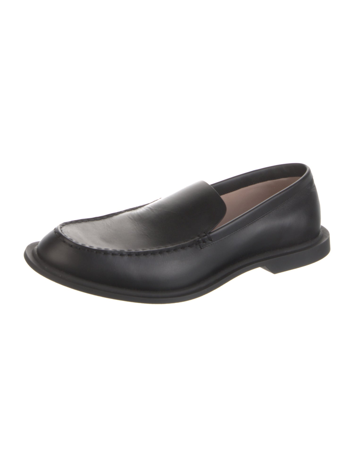 The Row Nic Loafer Leather Loafers