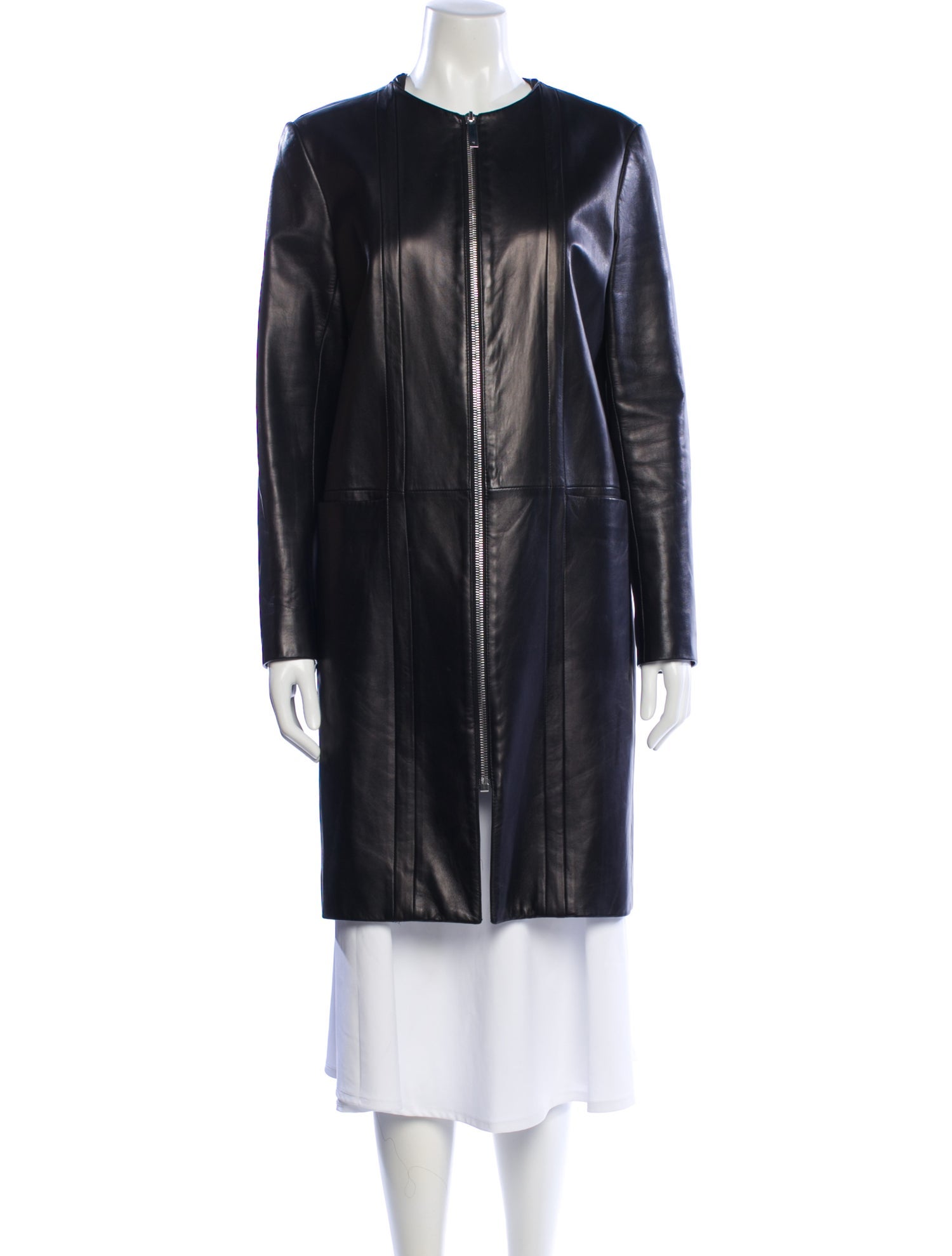 The Row Leather Coat