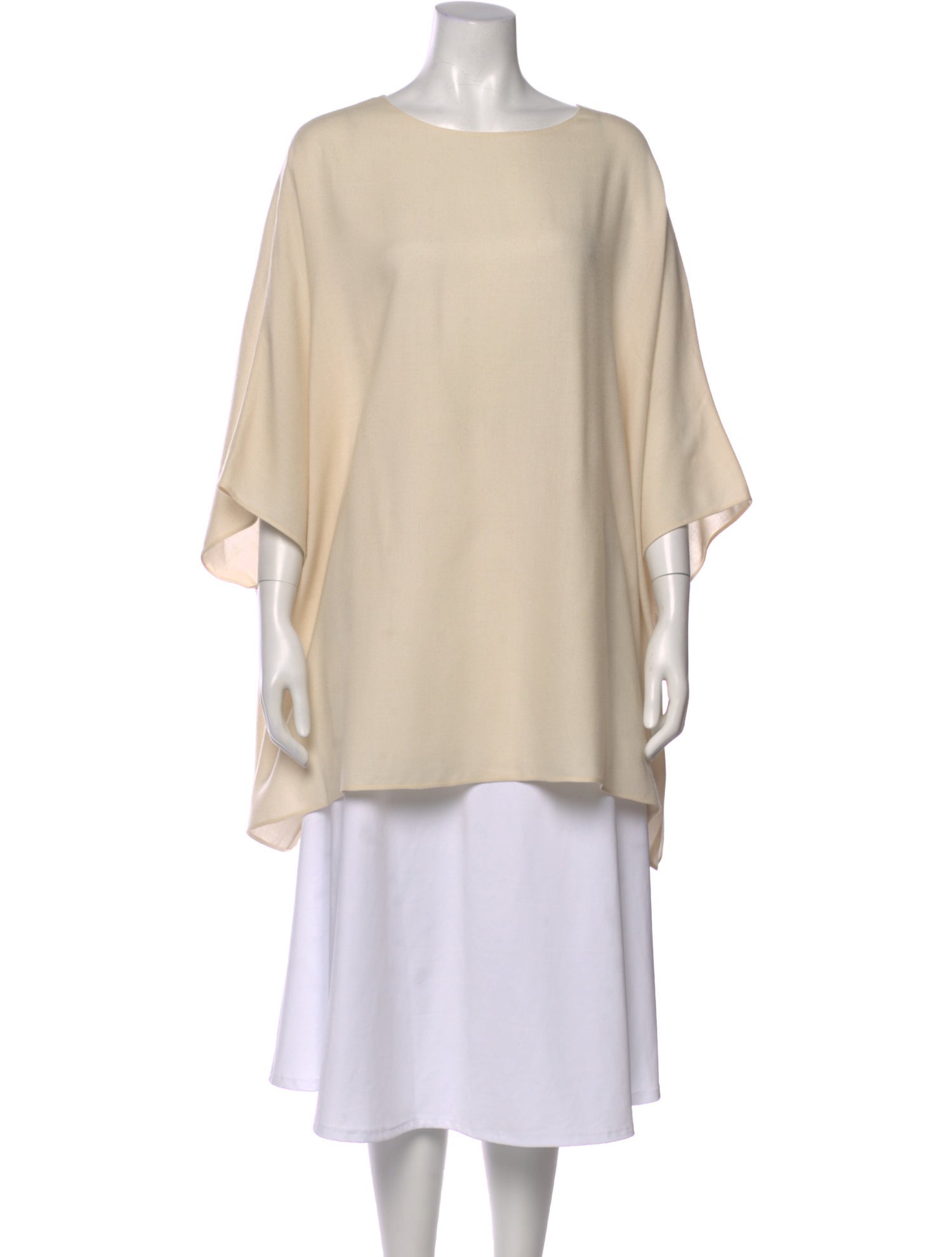 The Row Silk Crew Neck Top