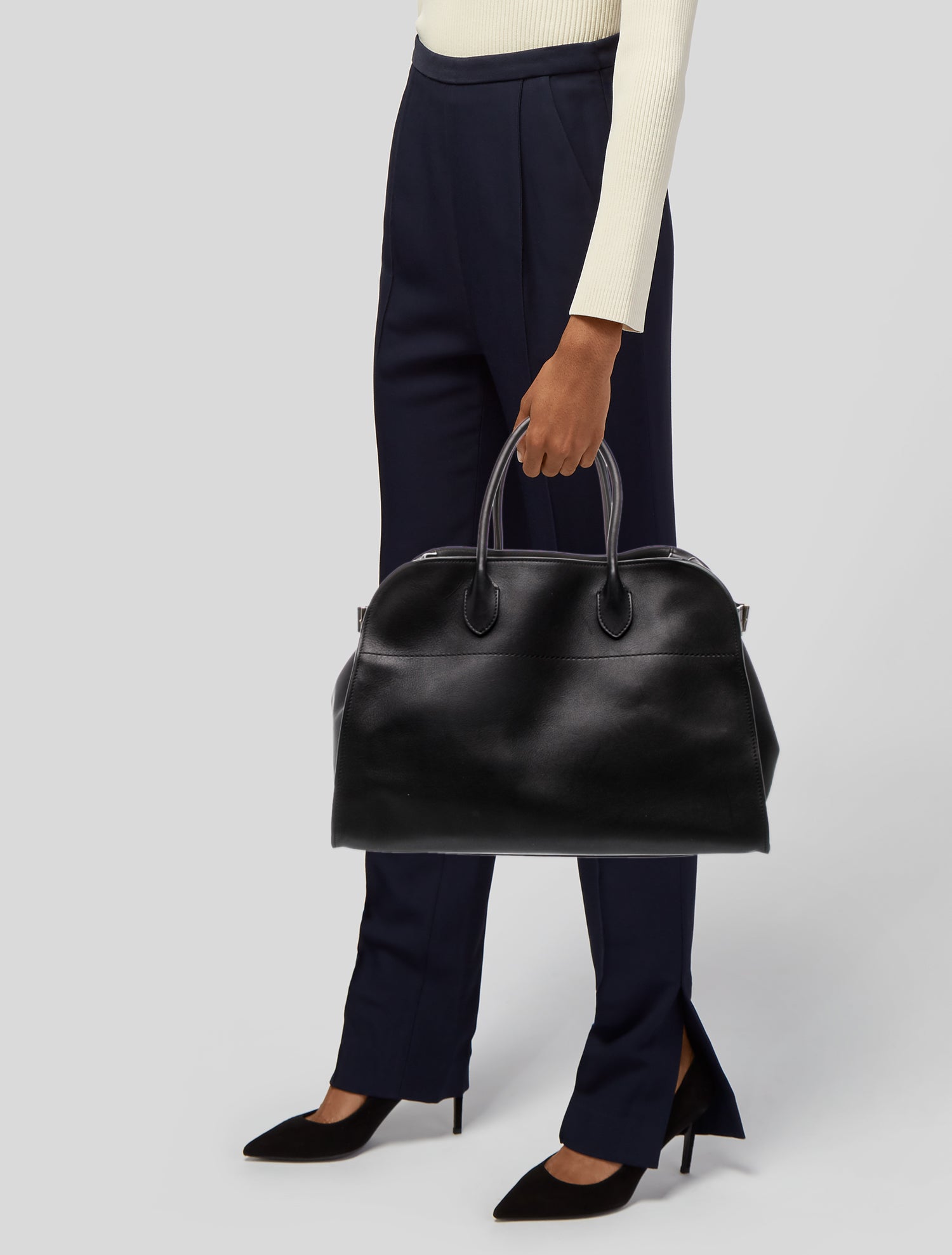 The Row Leather Soft Margaux 15