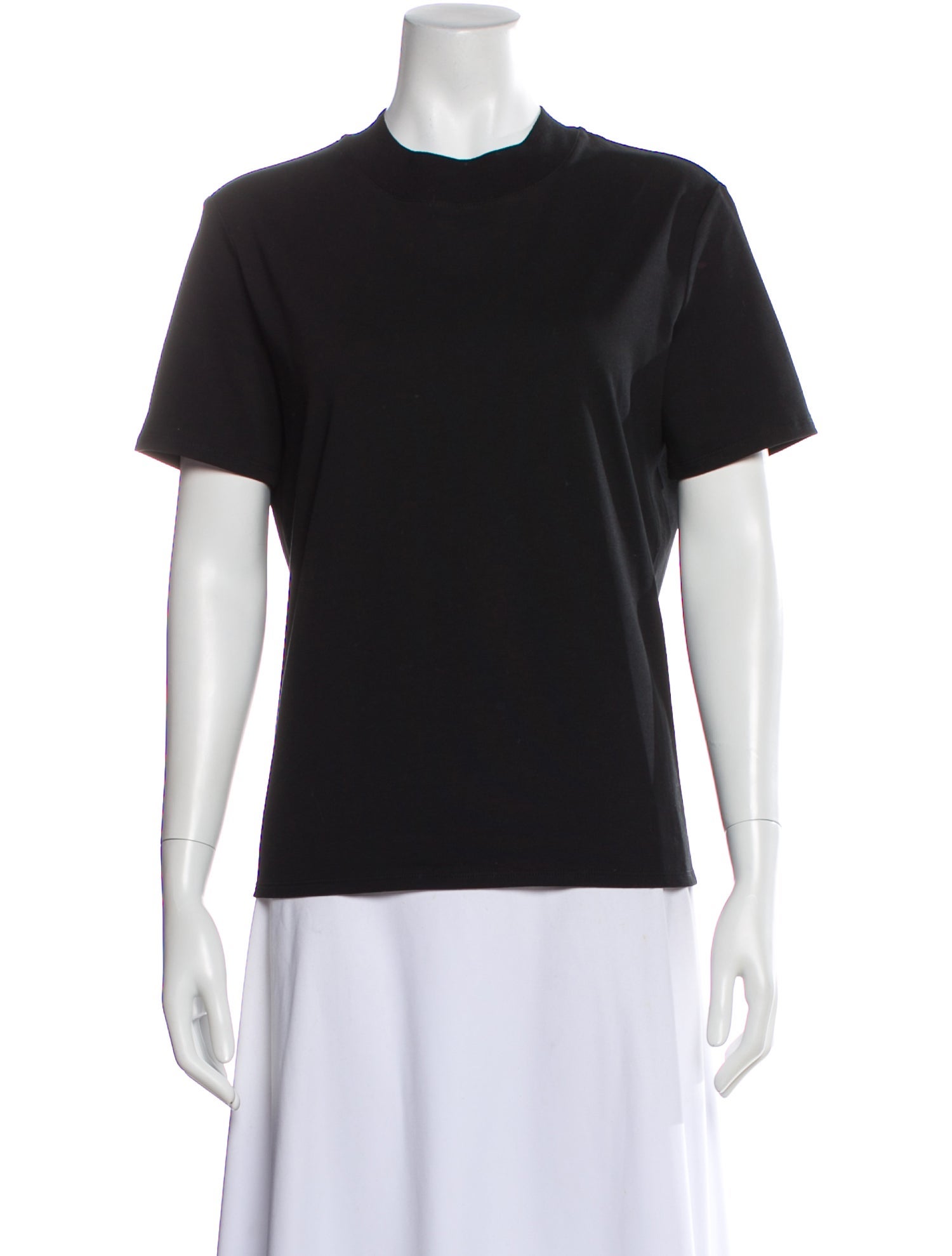 The Row Mock Neck Short Sleeve T-Shirt