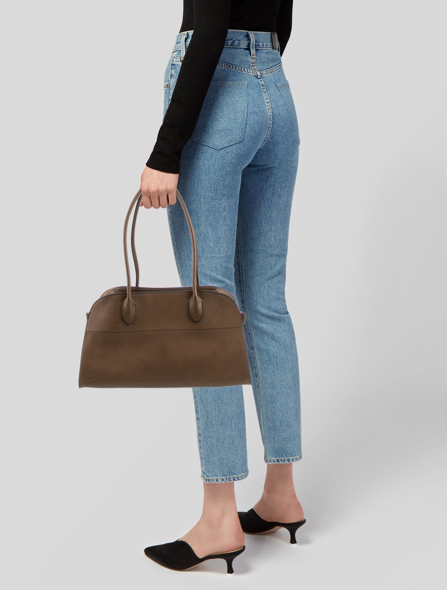 The Row Leather E/W Margaux