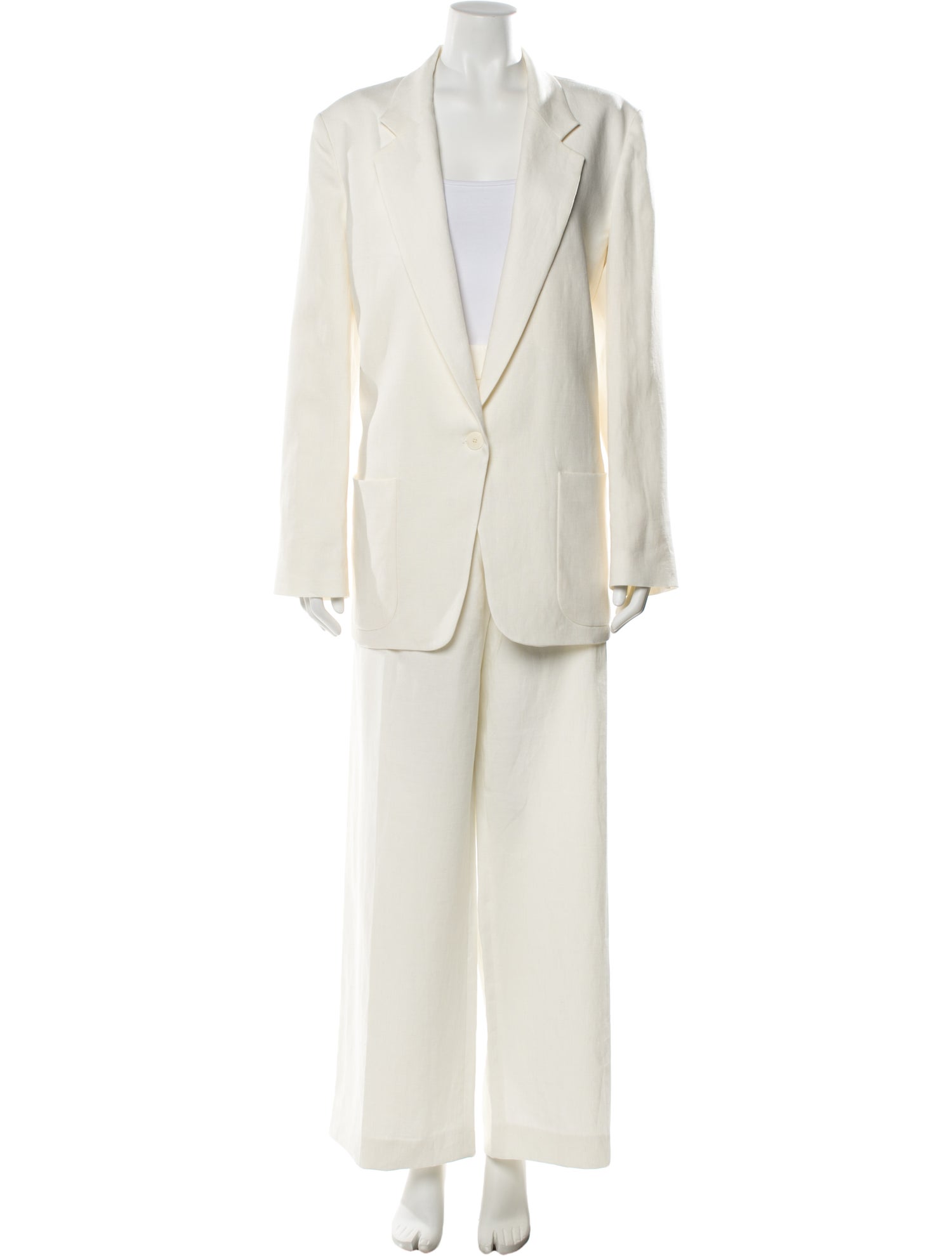 The Row Linen Pantsuit