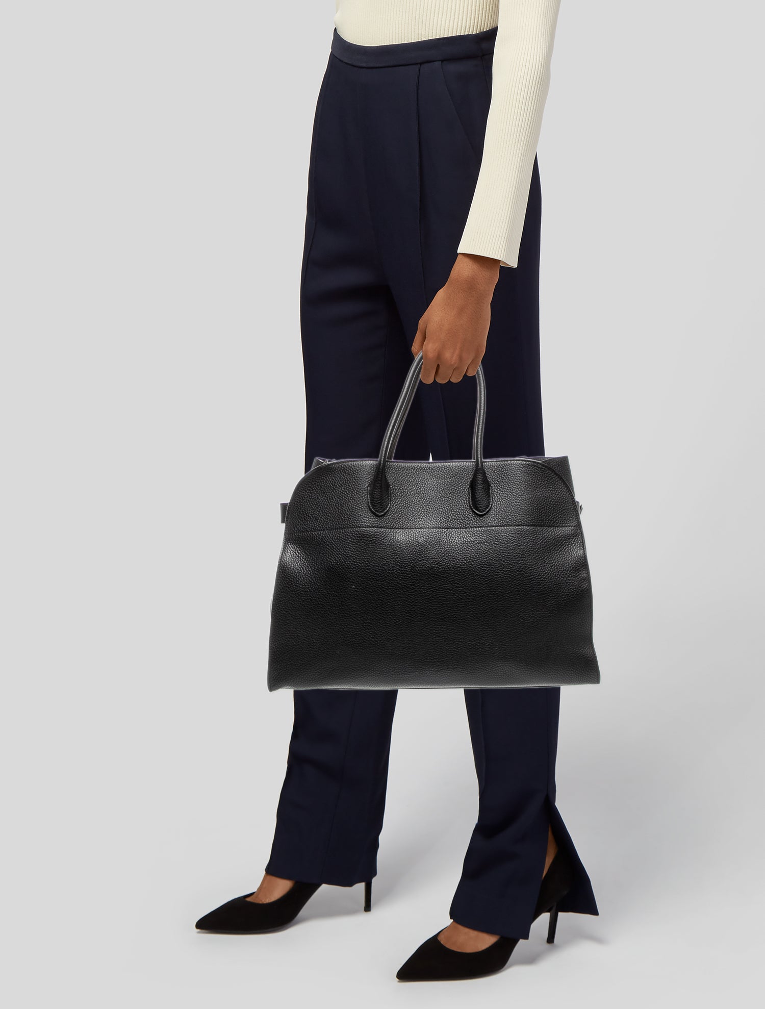 The Row Leather Soft Margaux 15