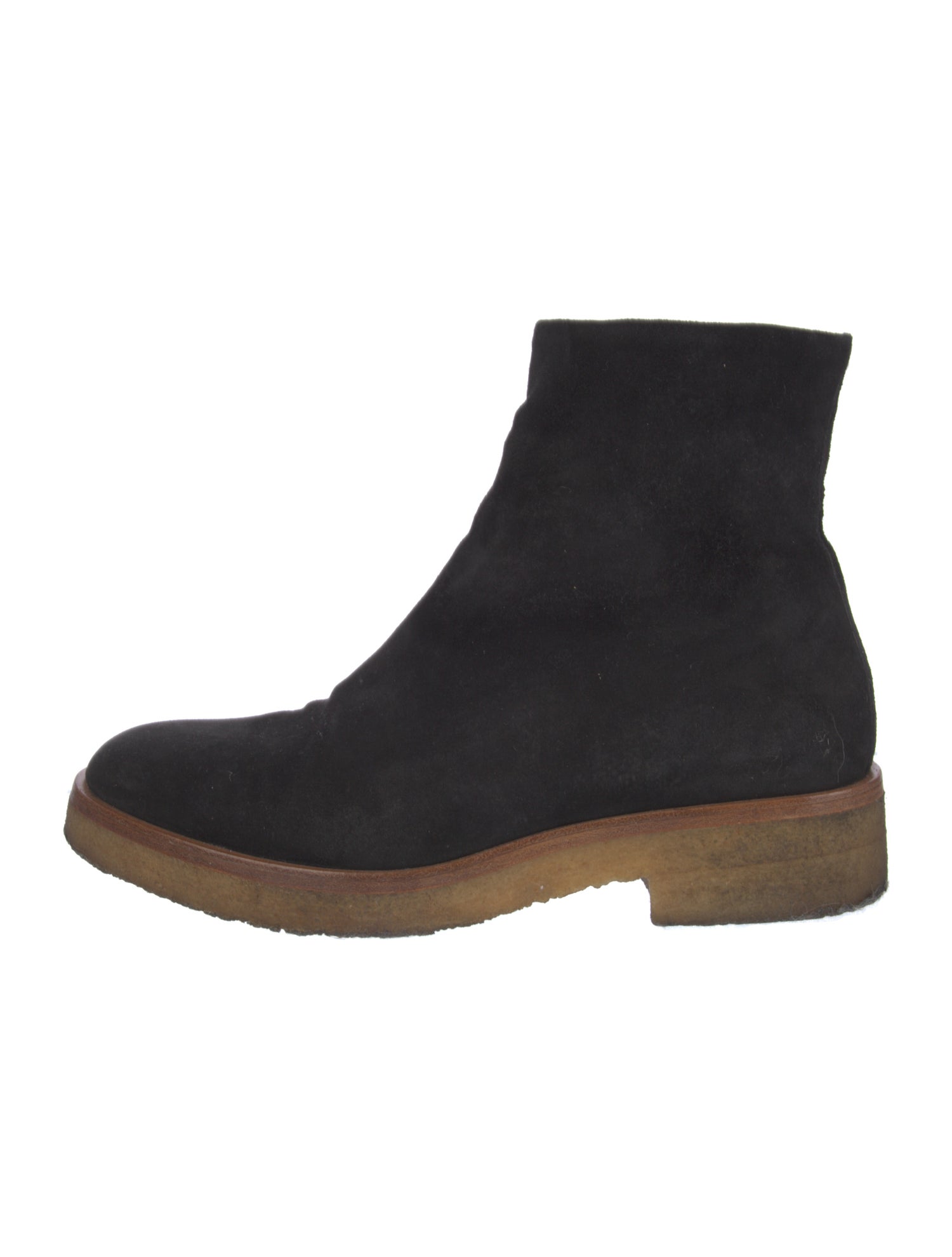 The Row Suede Combat Boots