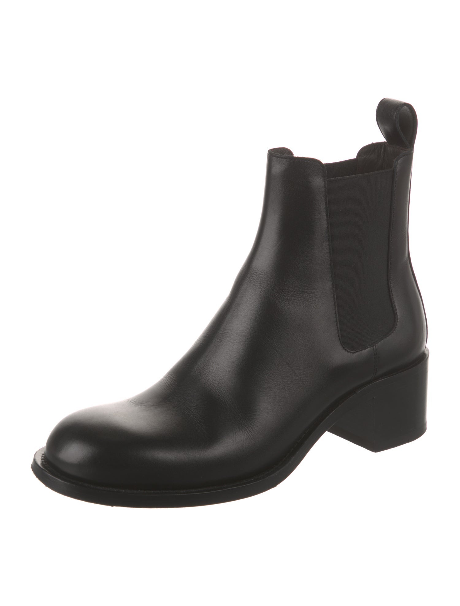 The Row Nobilis Chelsea Leather Chelsea Boots