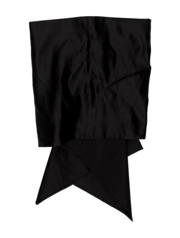 Pre-owned The Row Nana Top Asymmetrical Top W/ Tags In Black