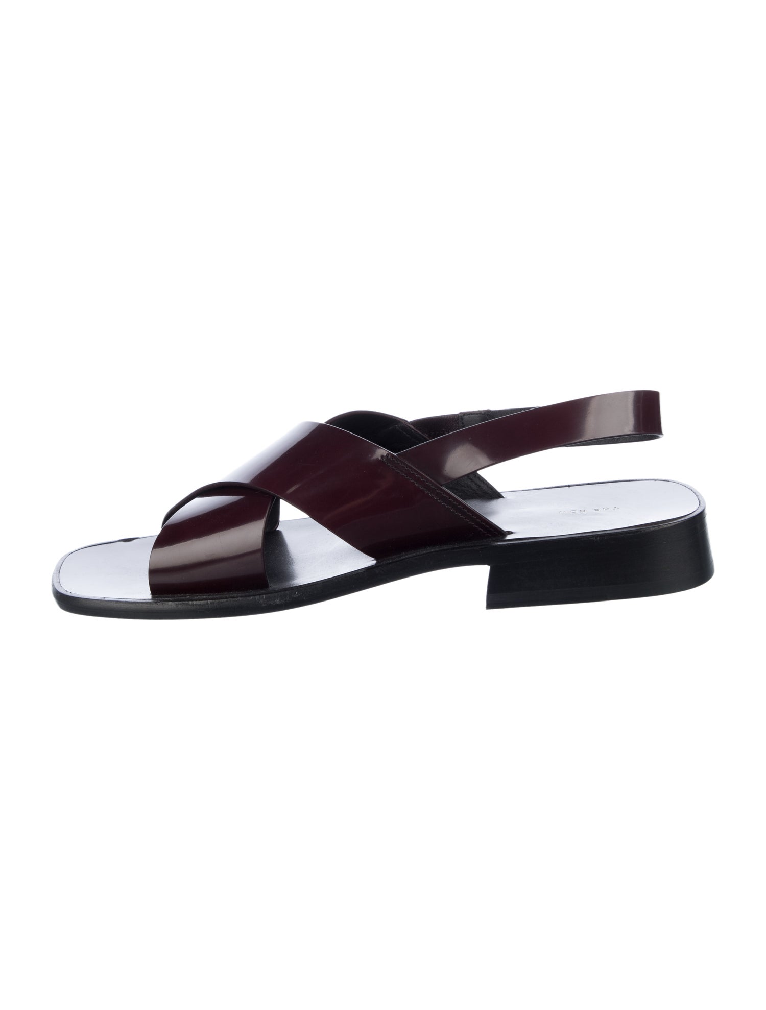 The Row Leather Slingback Sandals