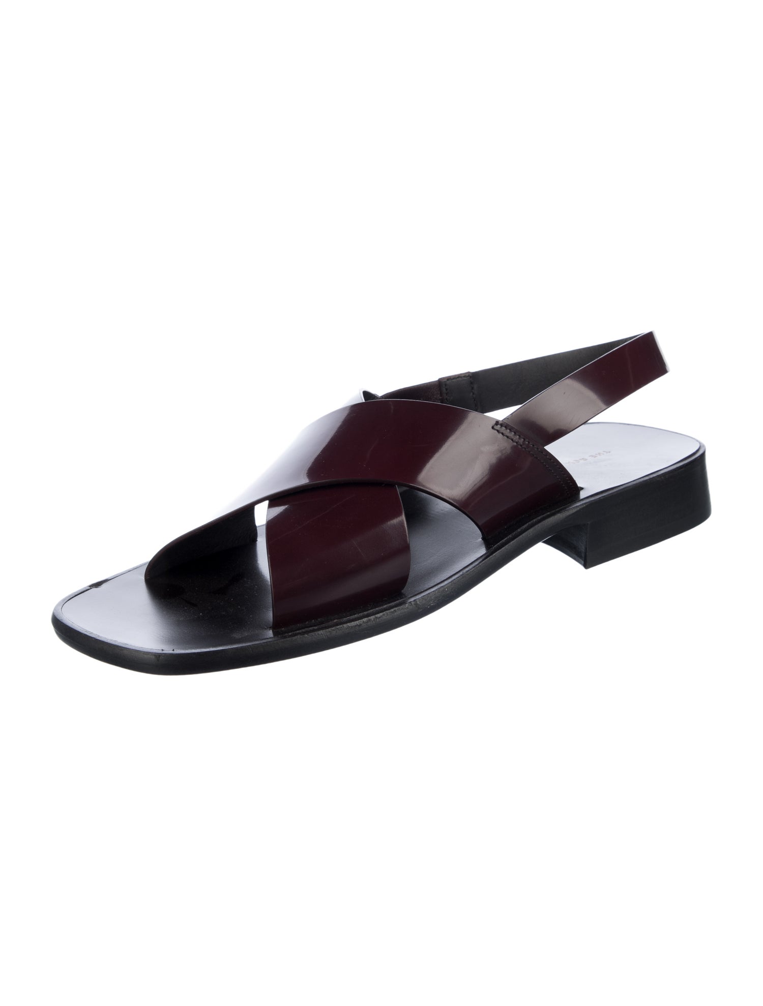 The Row Leather Slingback Sandals