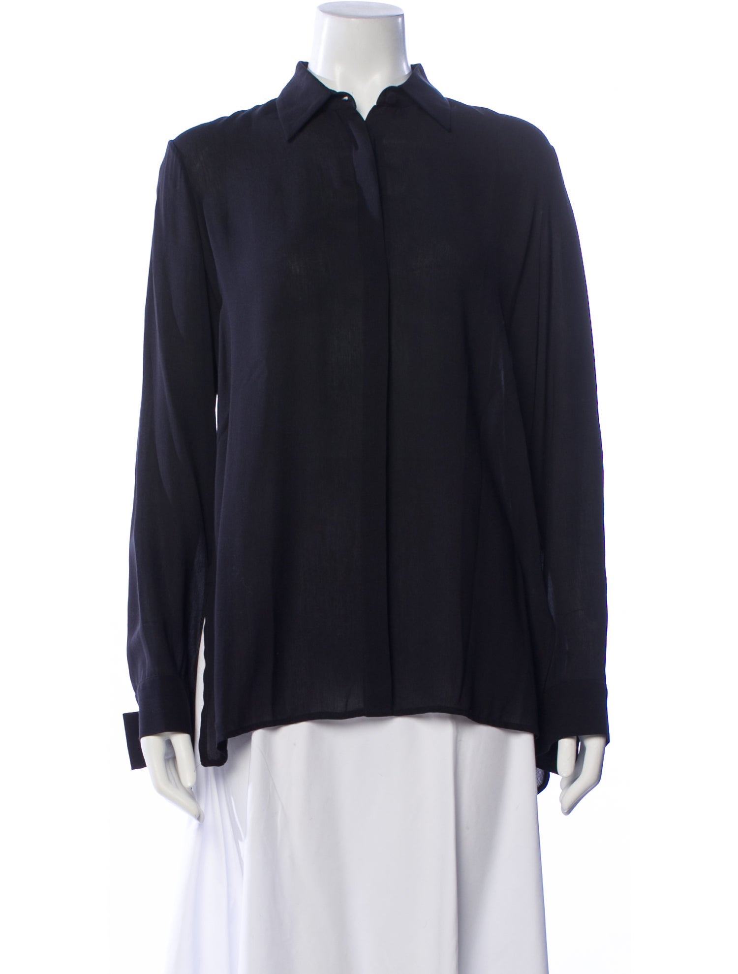 The Row Long Sleeve Blouse