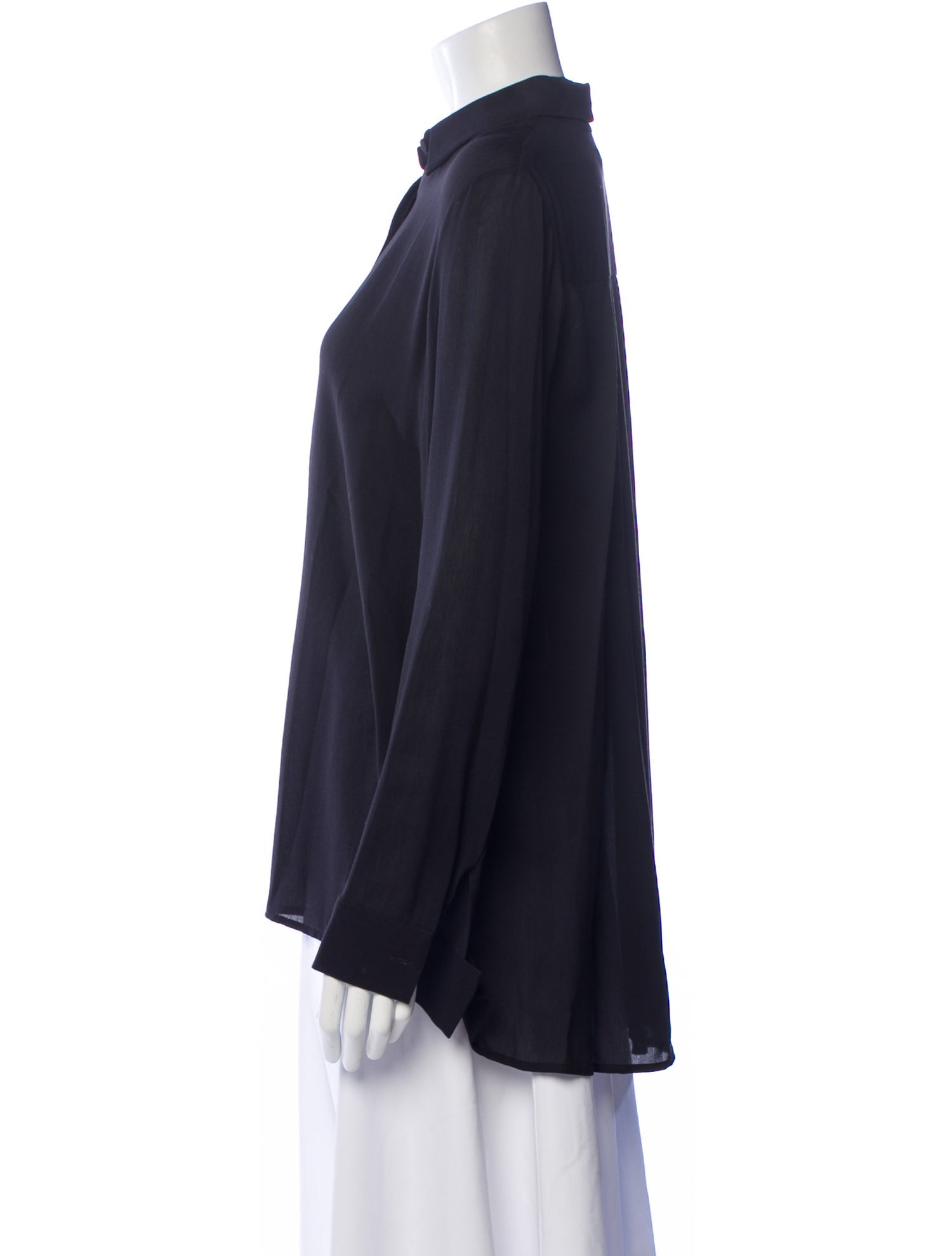 The Row Long Sleeve Blouse