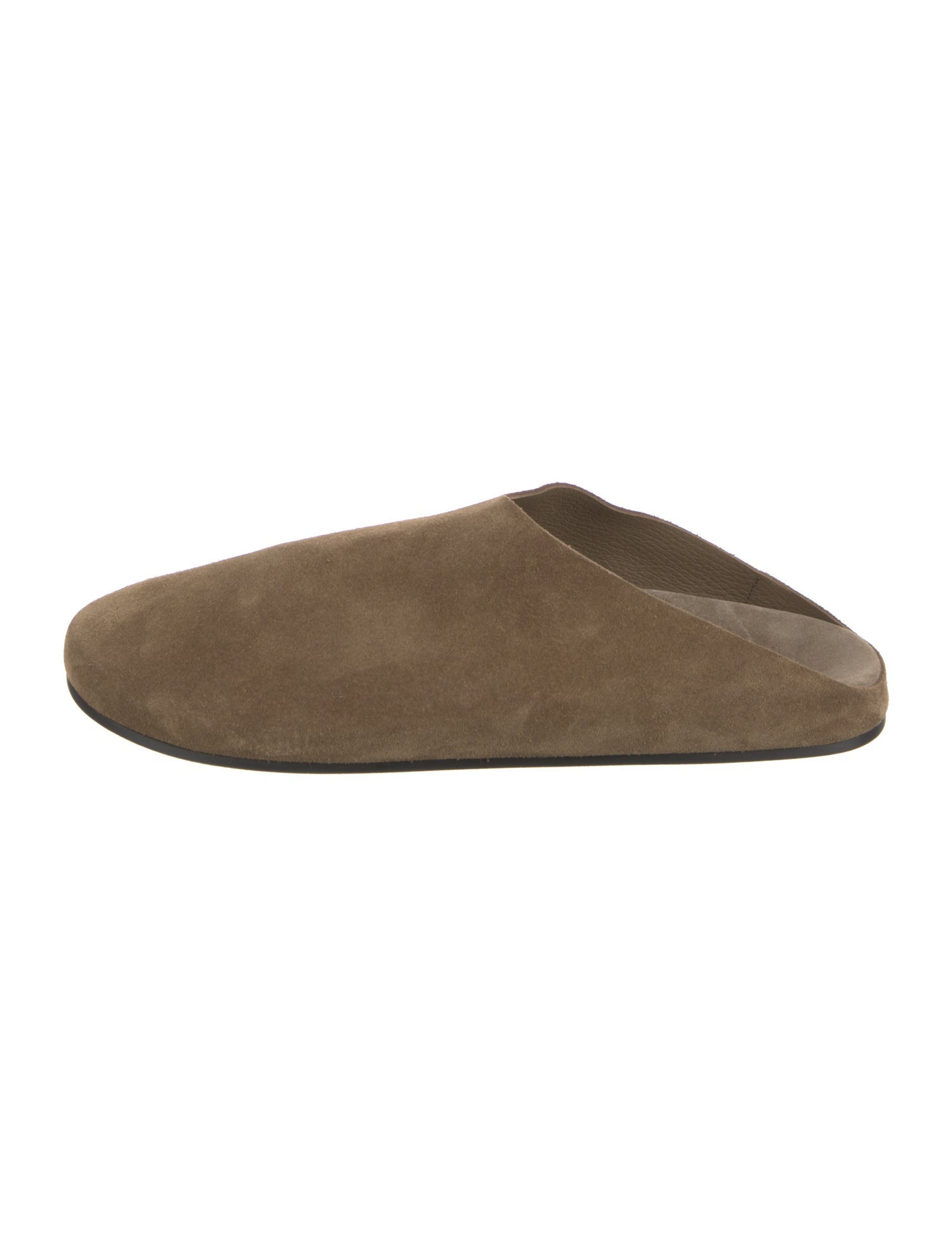 The Row Hudson Suede Slippers