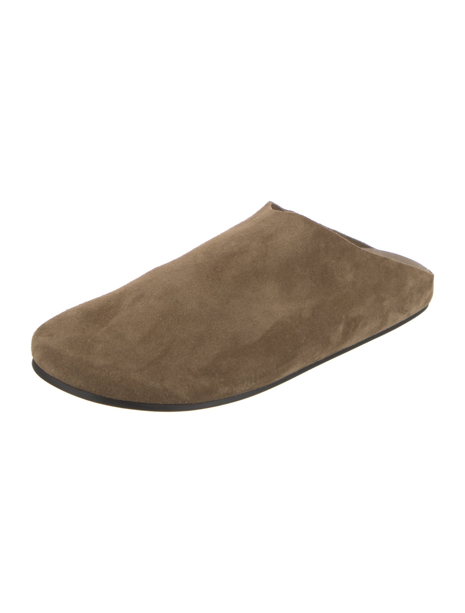 The Row Hudson Suede Slippers