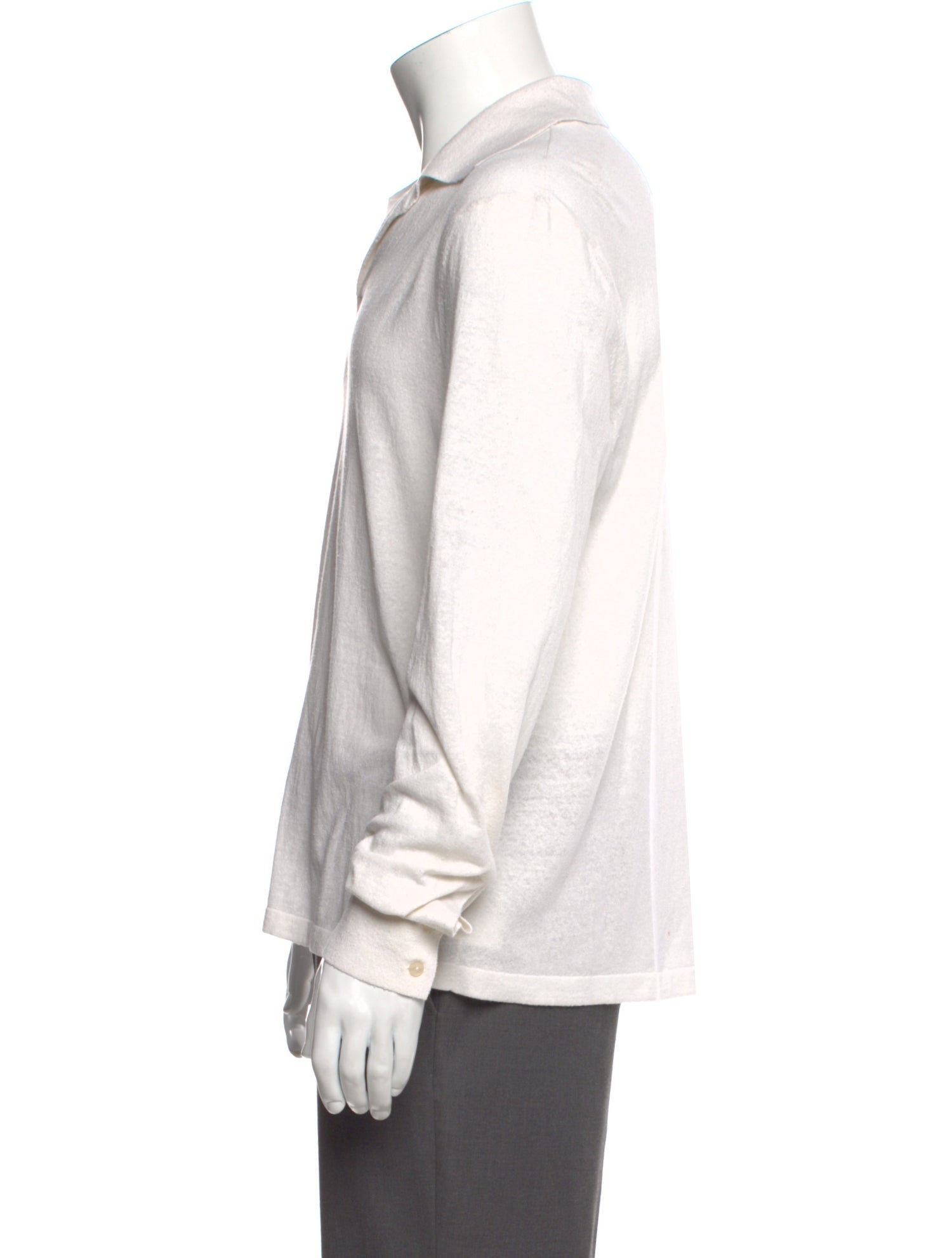 The Row Stafford top Silk Polo Sweater