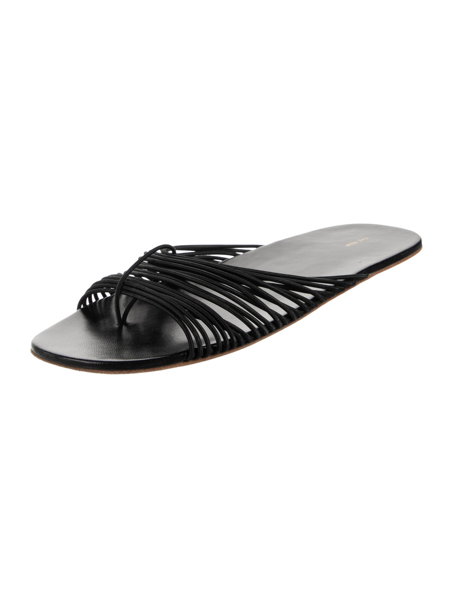 The Row Sara Leather Slides
