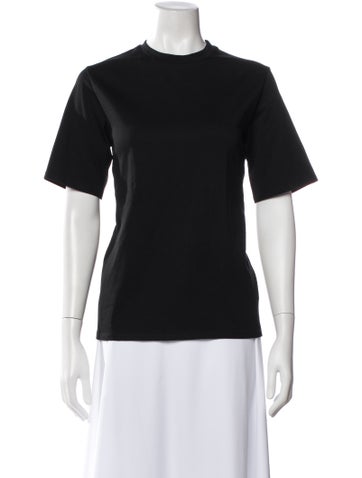 Pre-owned The Row Crew Neck Short Sleeve T-shirt In Black