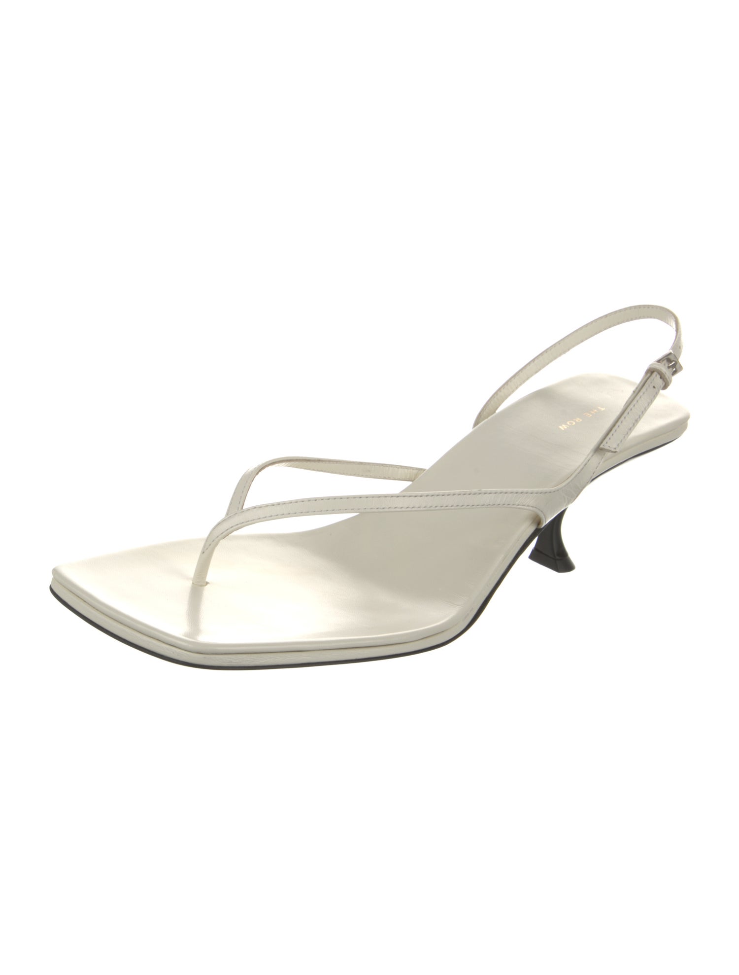 The Row Constance Leather Slingback Sandals