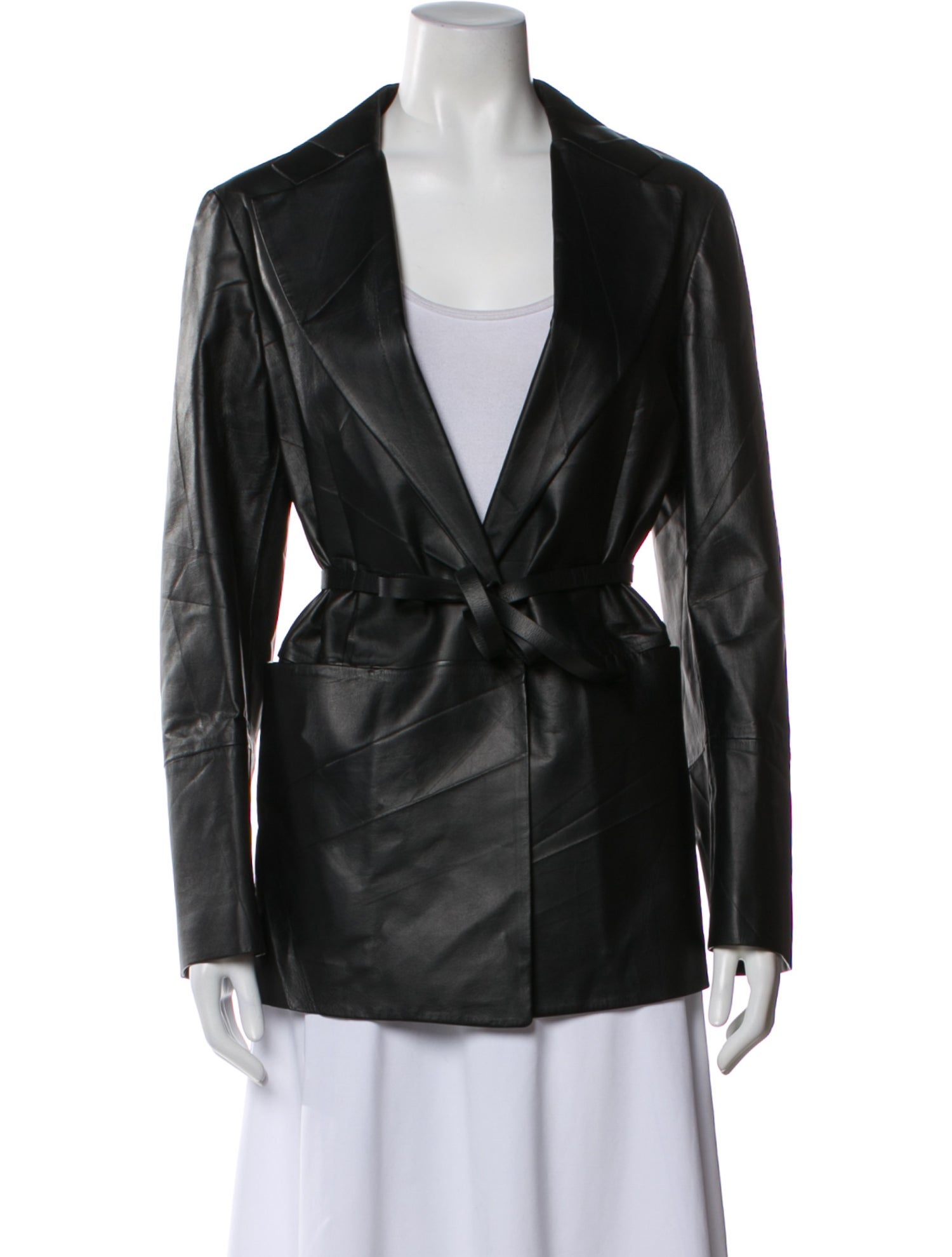 The Row Calf Leather Blazer