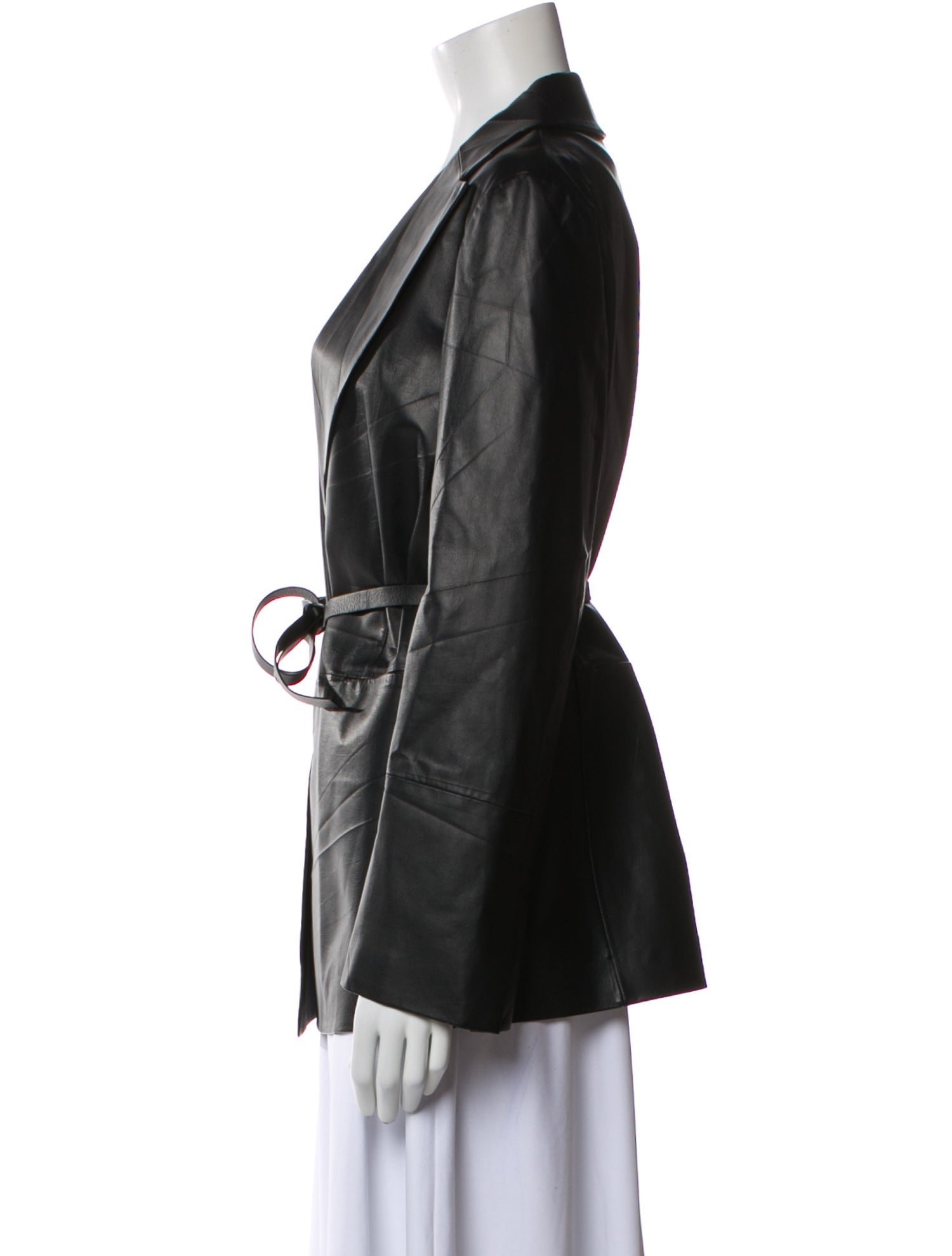 The Row Calf Leather Blazer