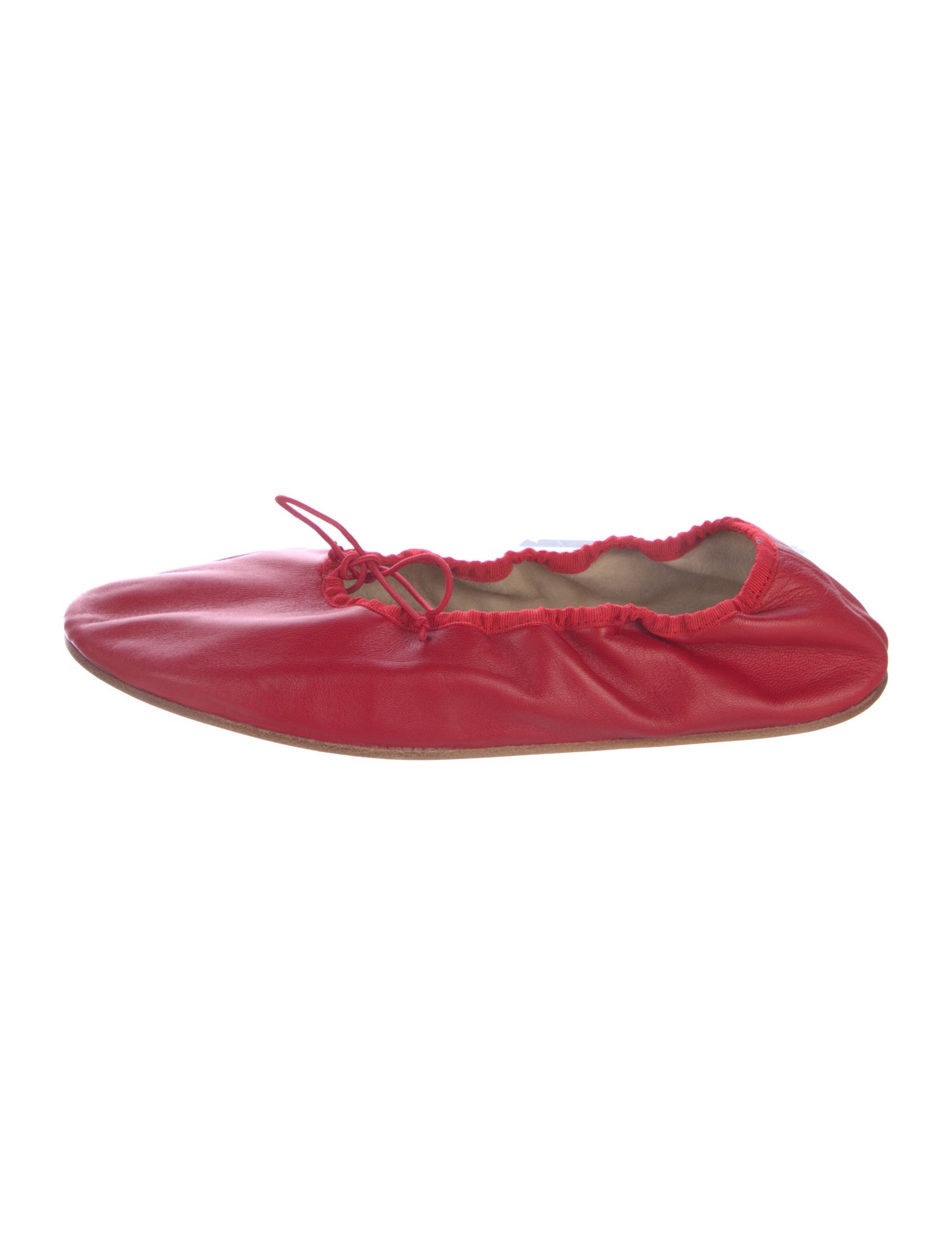 The Row Leather Ballet Flats
