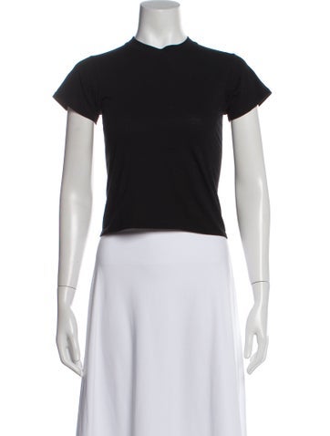 Pre-owned The Row Crew Neck Short Sleeve T-shirt In Black