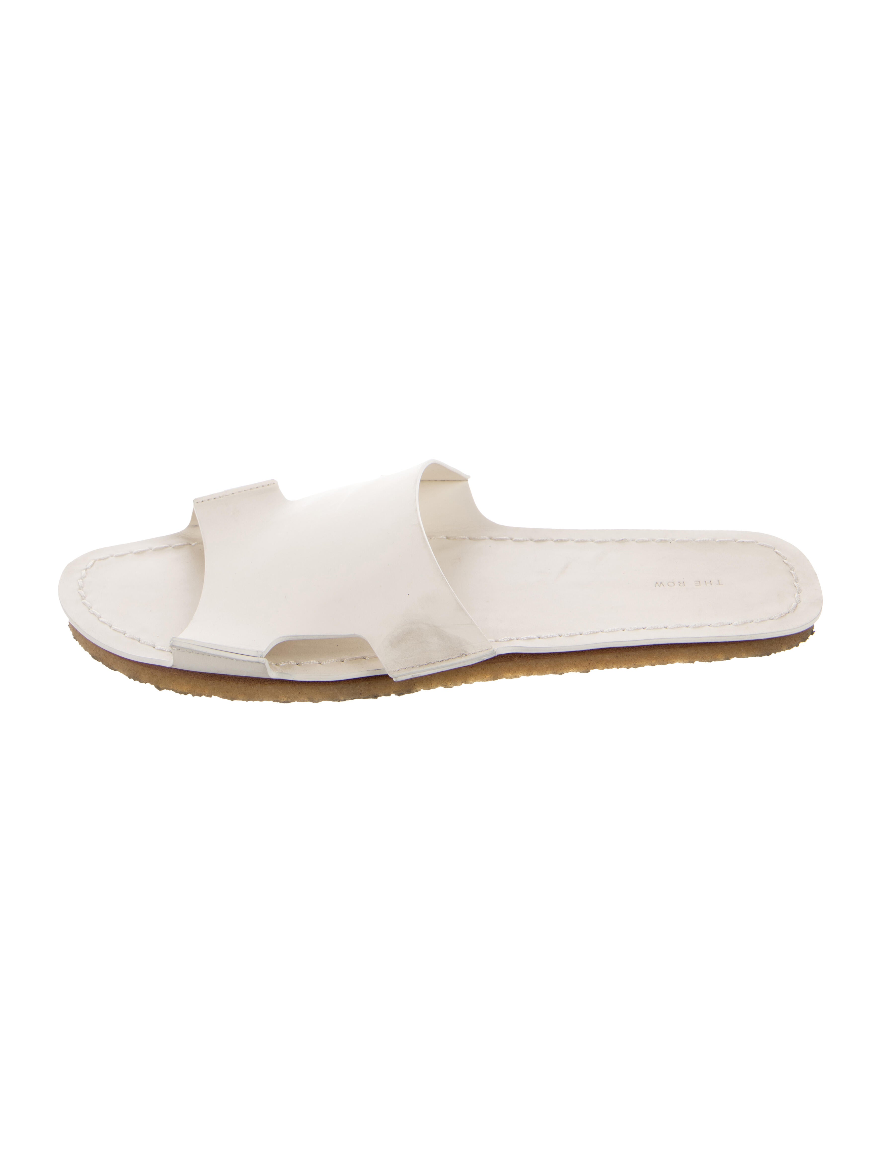 The Row Gene Leather Slides