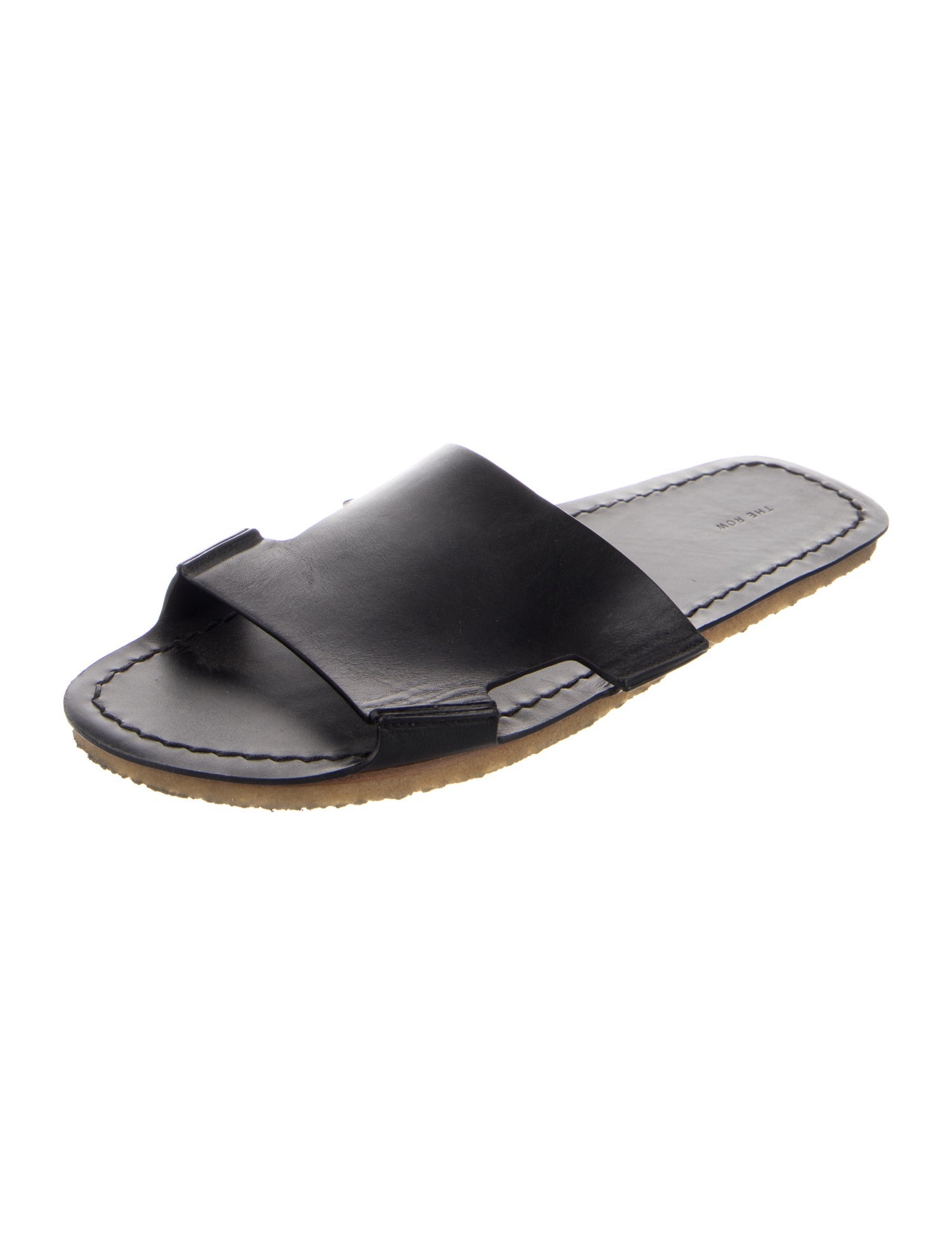 The Row Gene Leather Slides