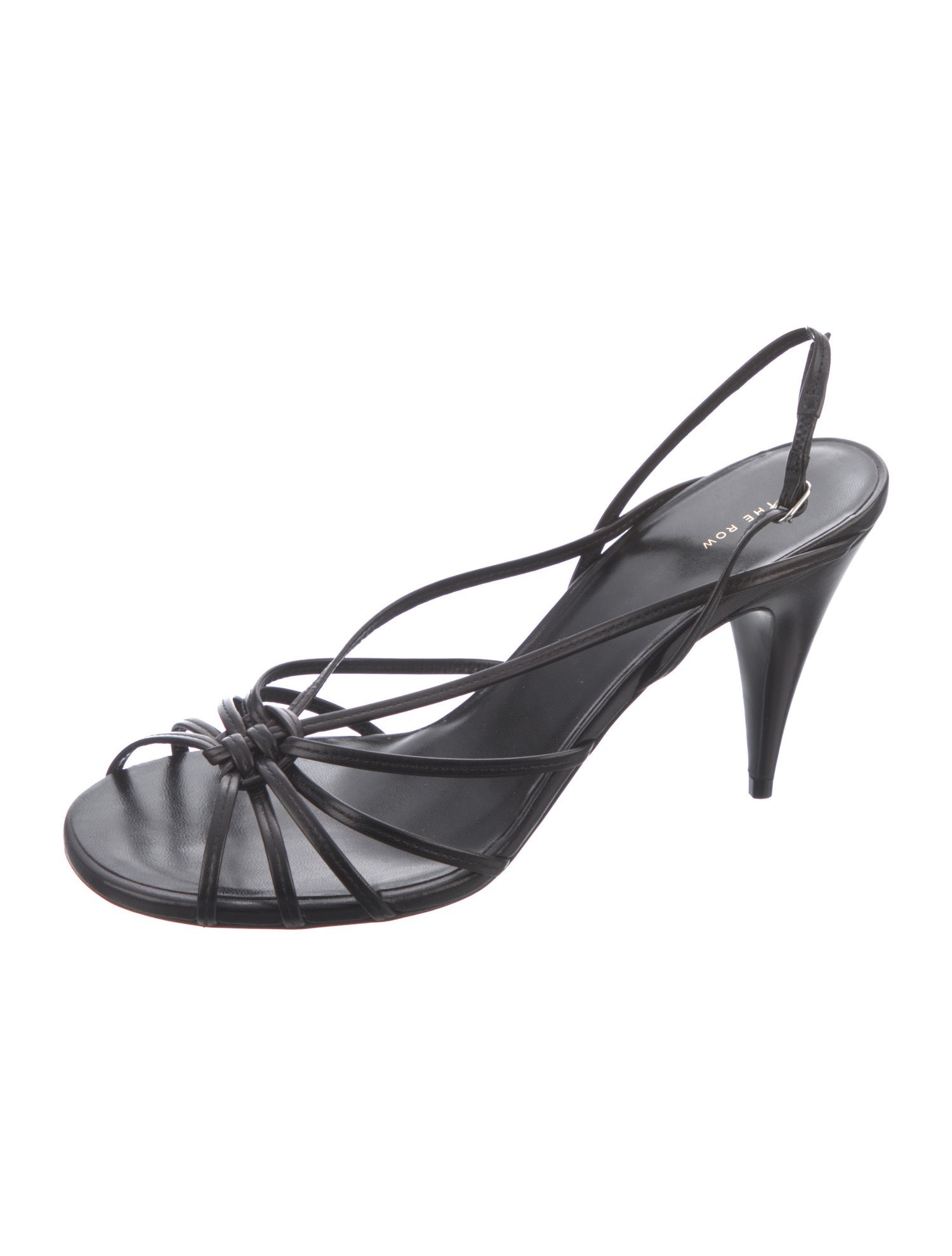 The Row Leather Slingback Sandals