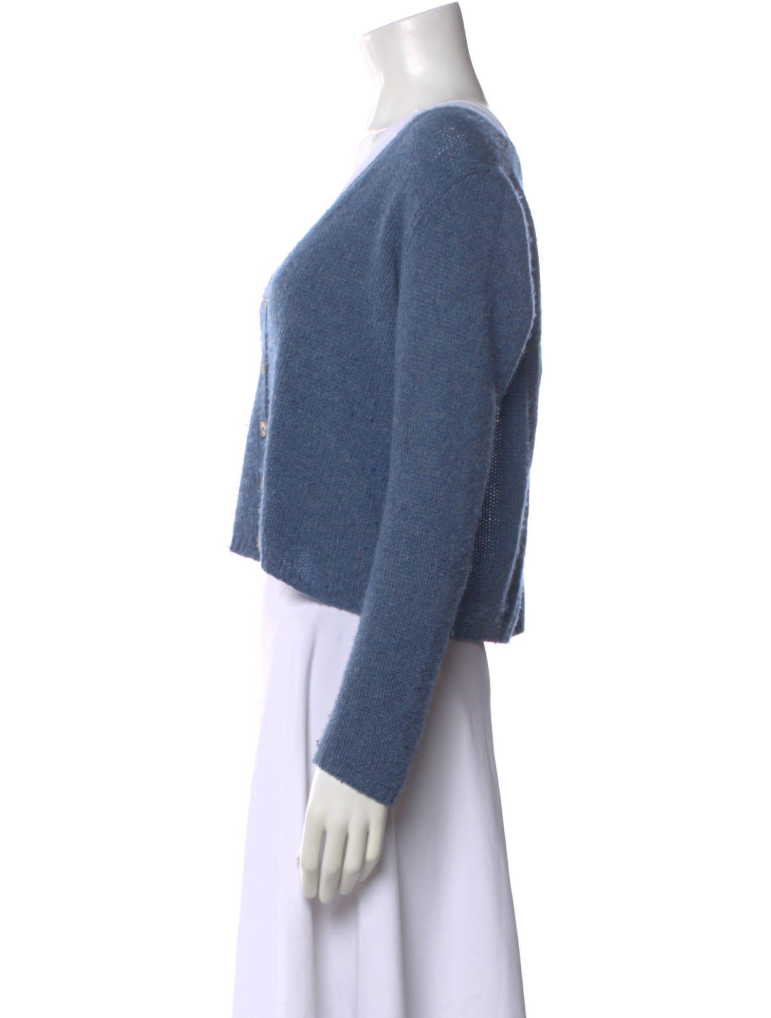 The Row Cashmere V-Neck Sweater