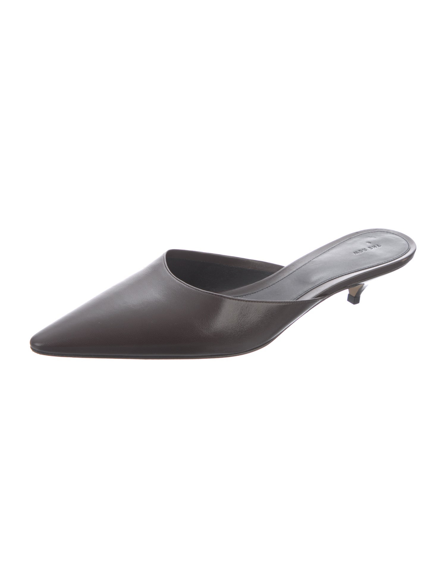 The Row Lisa Leather Mules