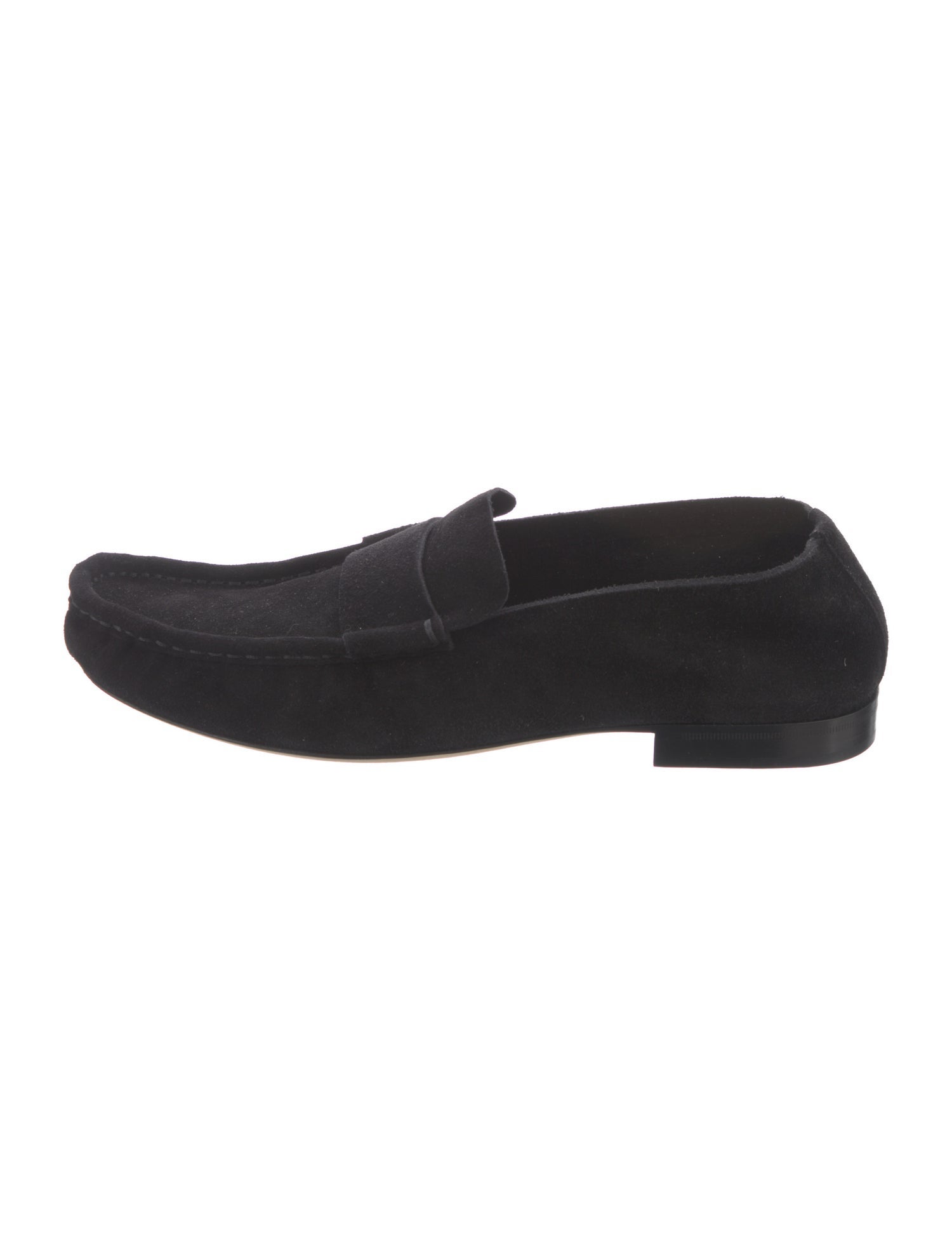 The Row Soft Suede Loafers