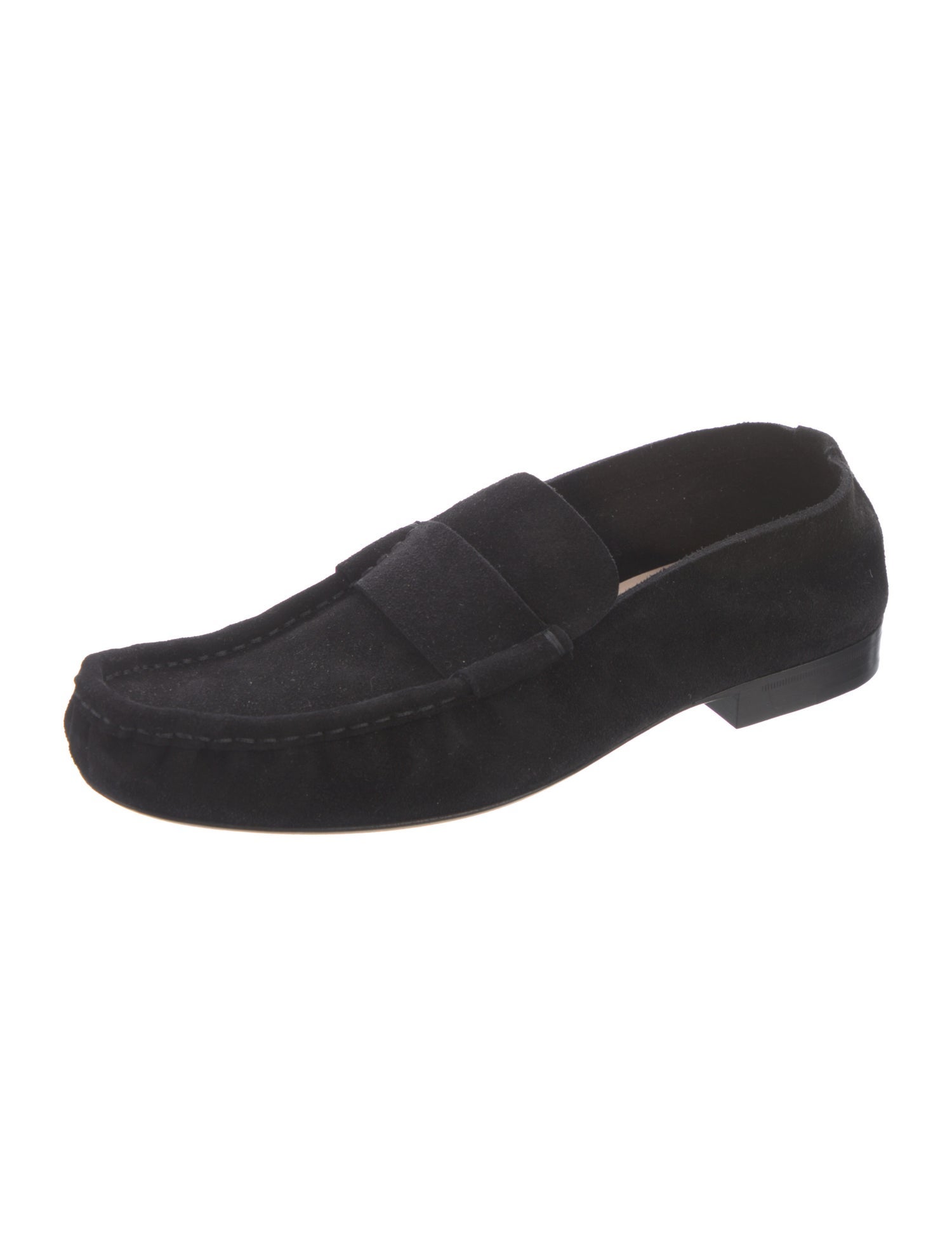 The Row Soft Suede Loafers