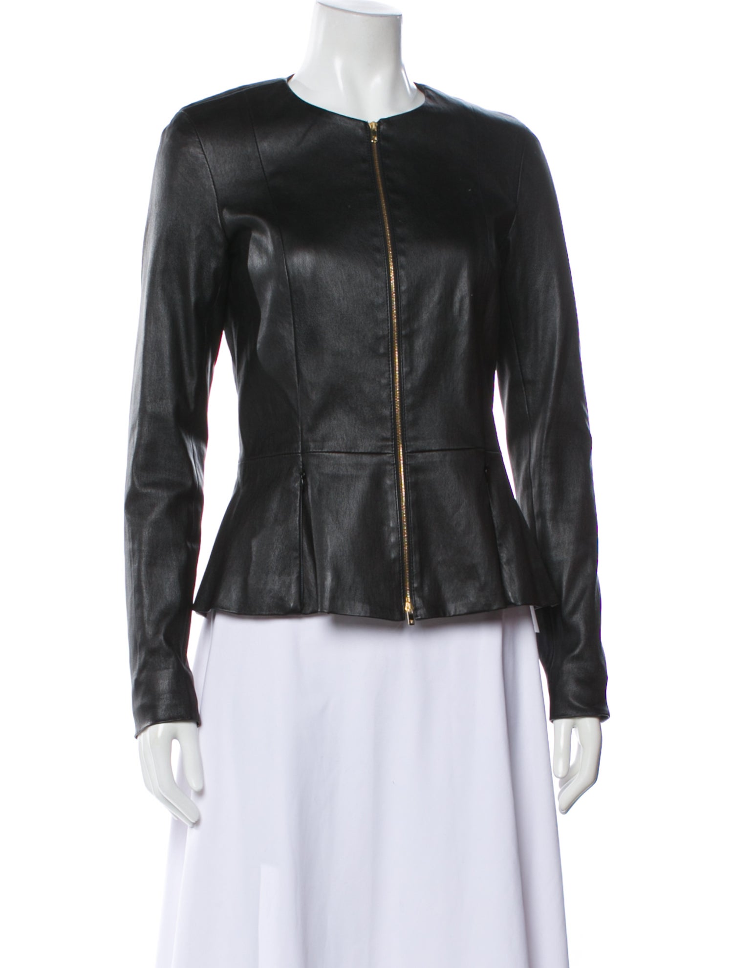 The Row Leather Biker Jacket