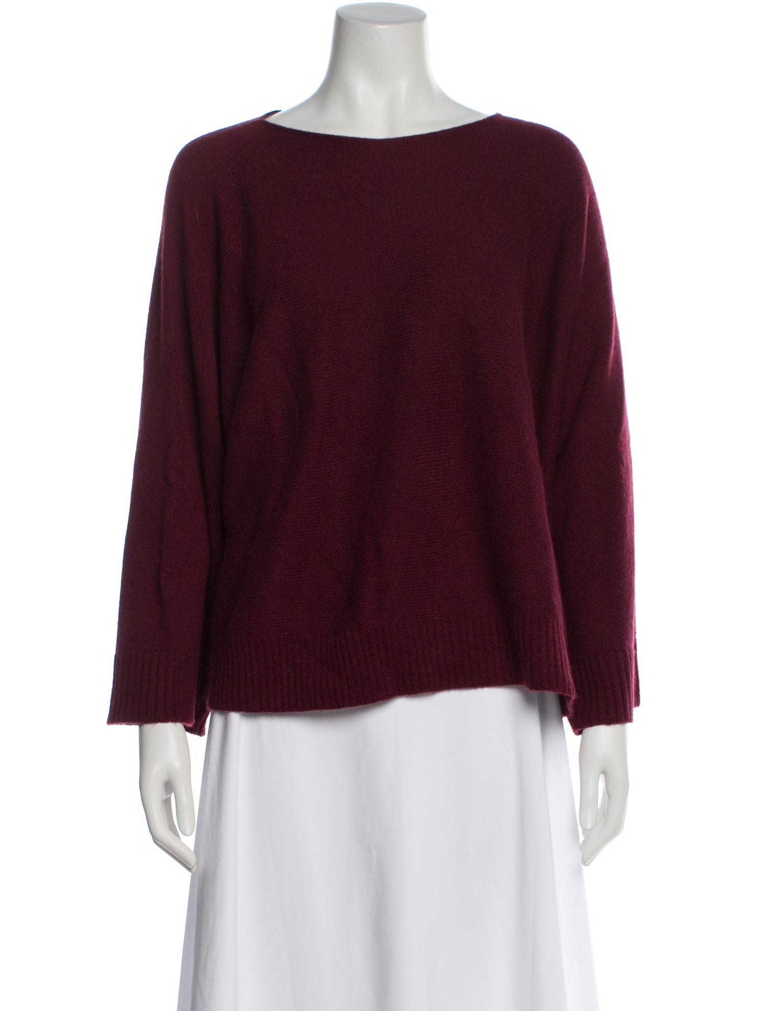 The Row Cashmere Bateau Neckline Sweater