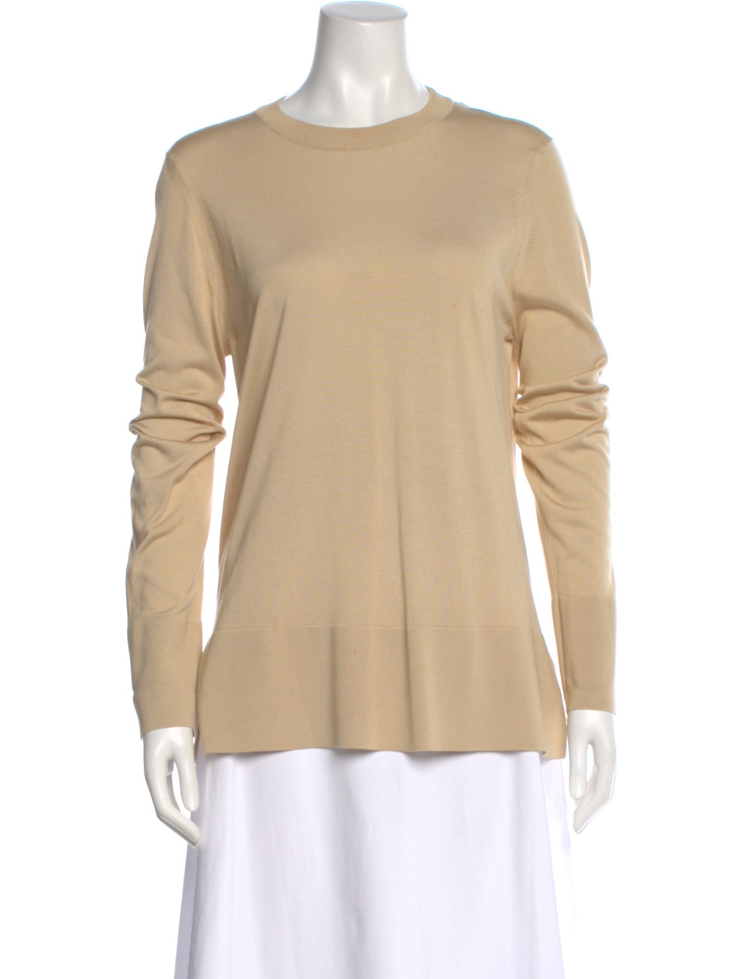 The Row Silk Crew Neck Sweater