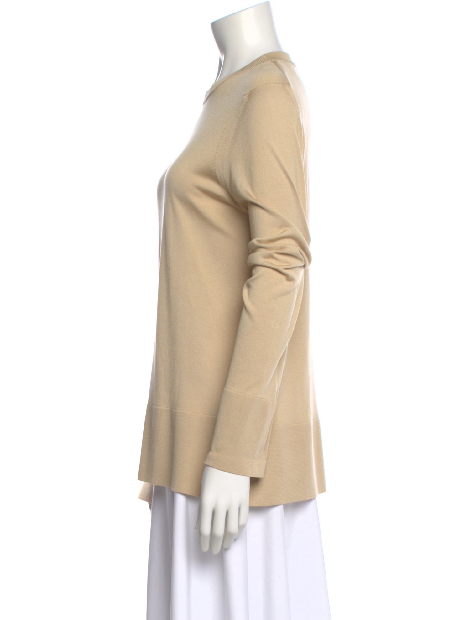 The Row Silk Crew Neck Sweater