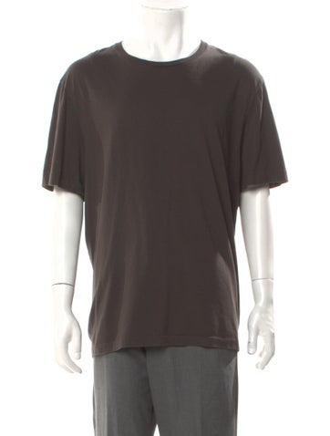 Pre-owned The Row Crew Neck Short Sleeve T-shirt In Gray